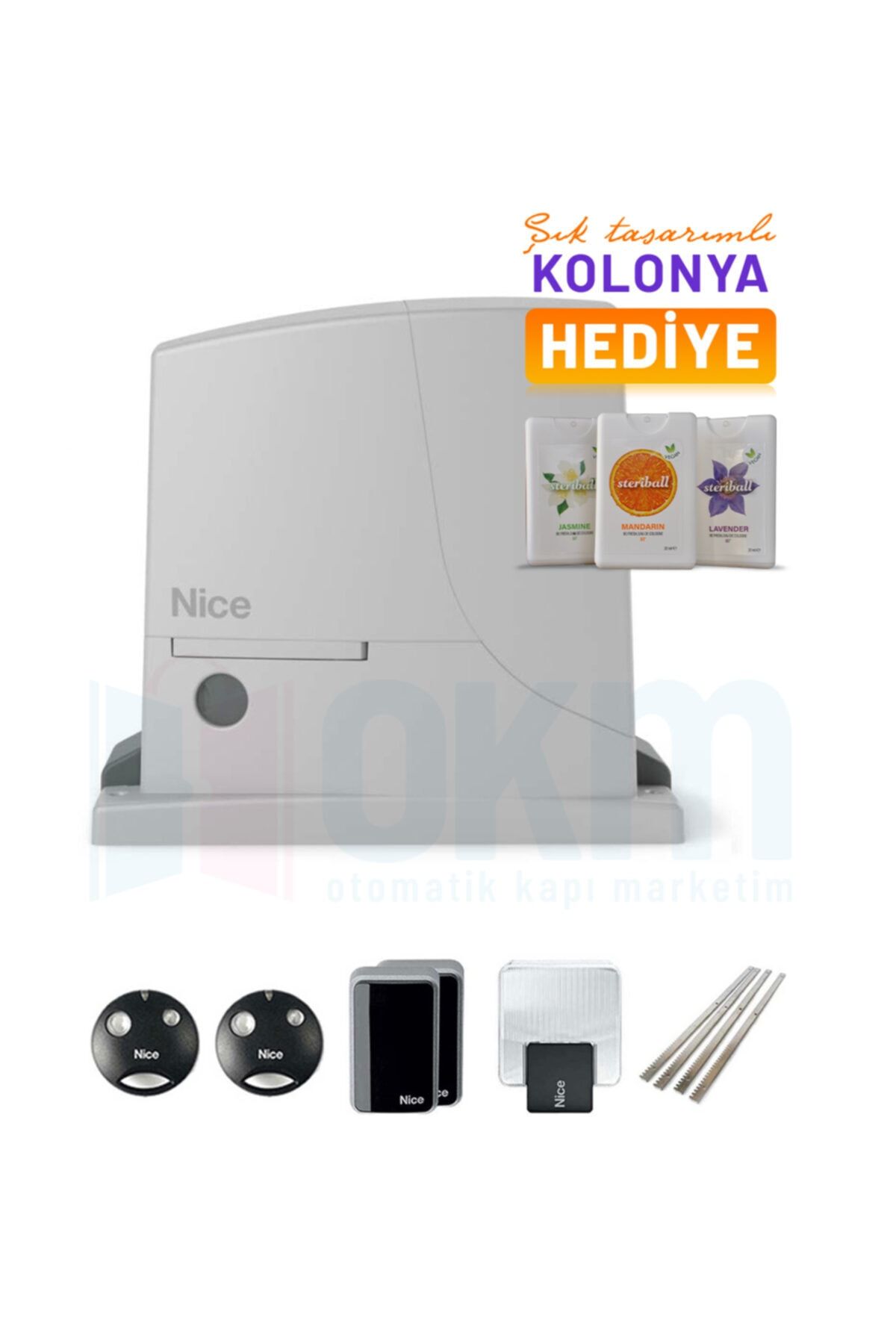 Klas Nice Rox 600 Yanakayar Otomatik Bahçe Kapı Motoru (kit Paket) 2 Yıl Garanti