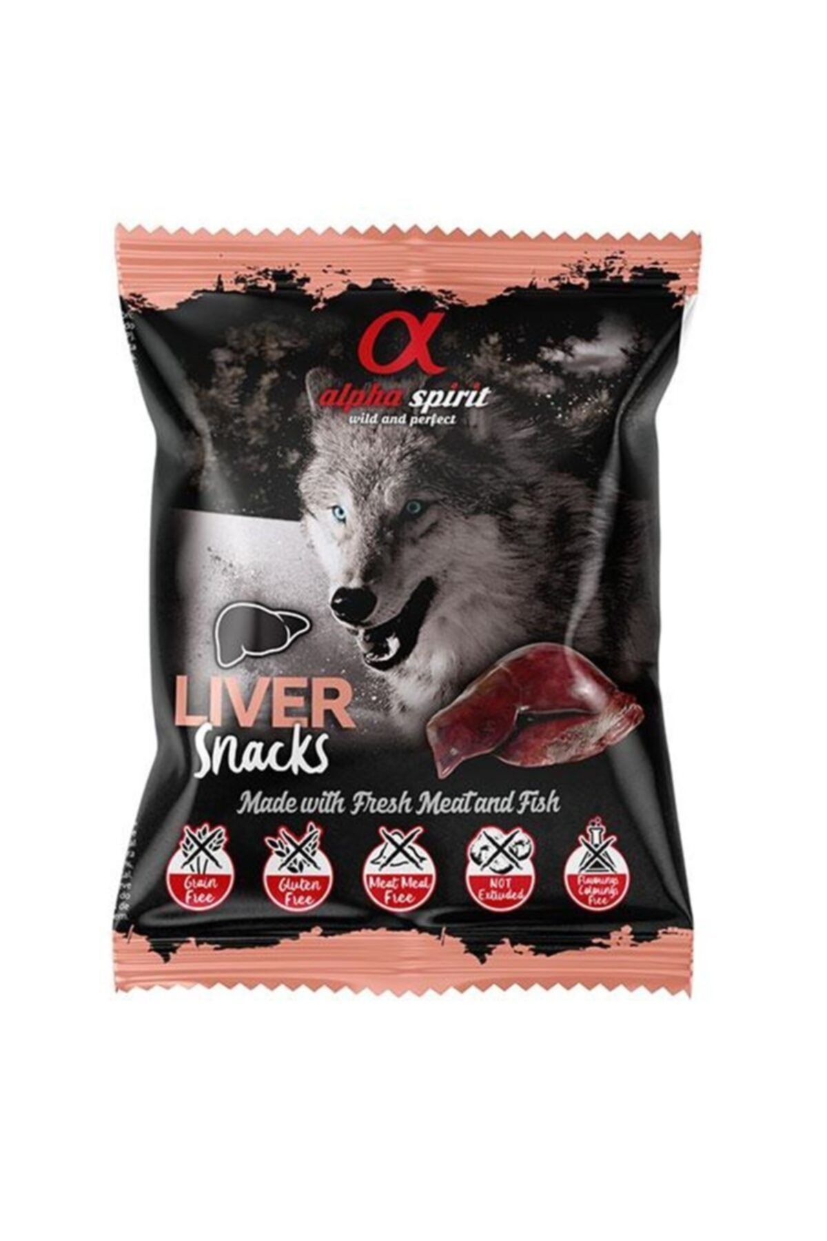 Alpha Spirit Ciğerli Tahızsız Köpek Ödül 50 gr