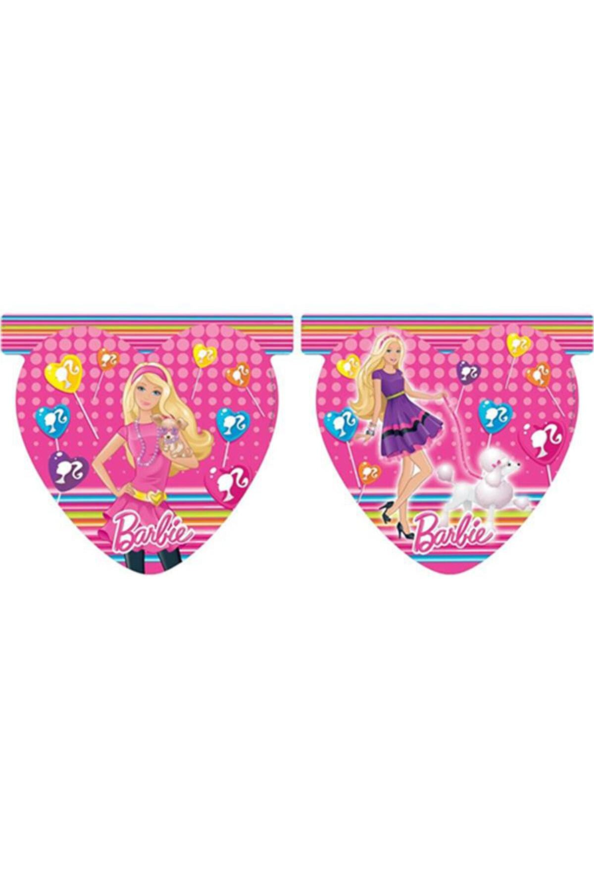 Parti dolabı Barbie Flama Bayrak Set 3mt.