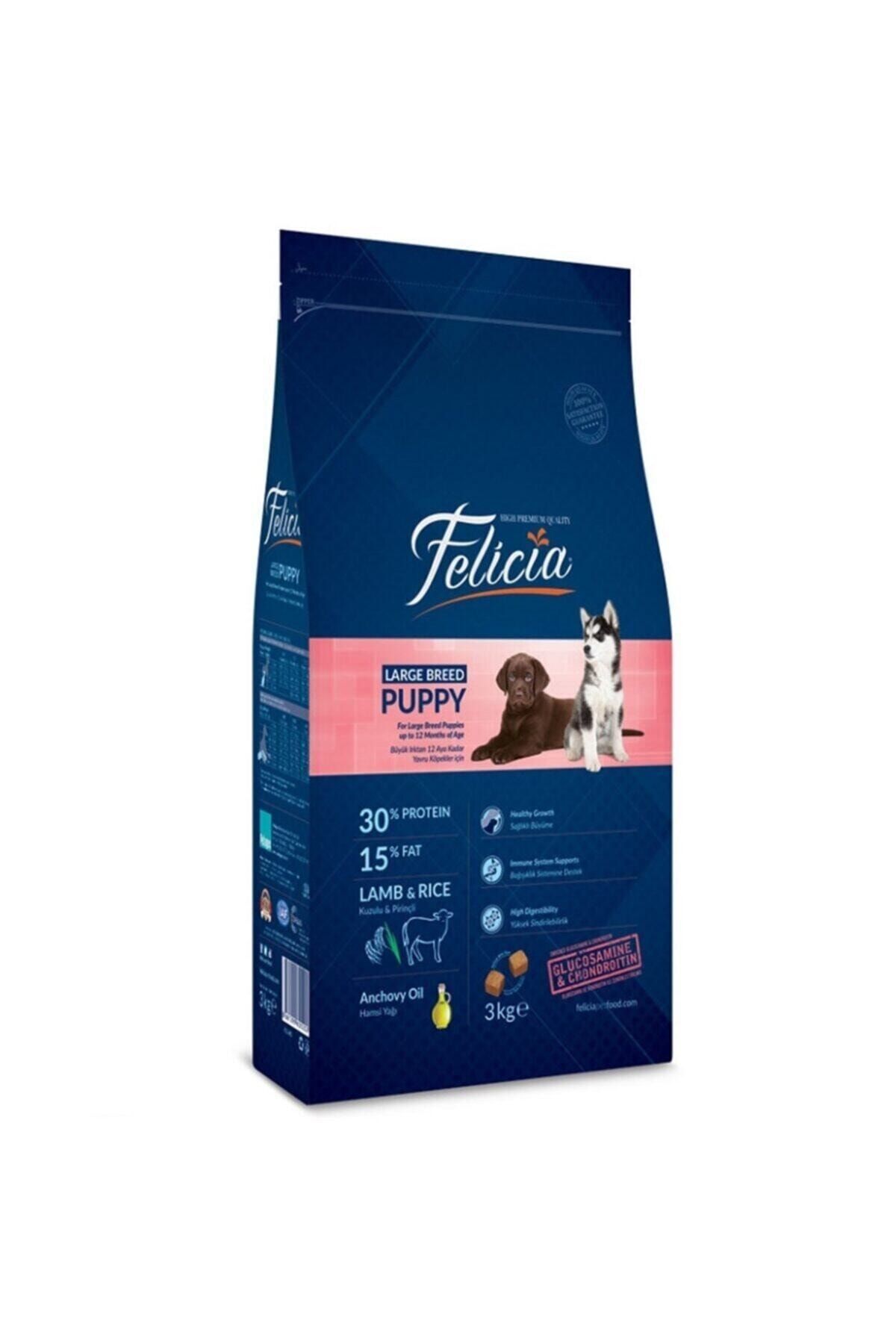 Felicia Kuzulu Büyük Irk Yavru Köpek Maması 15 kg