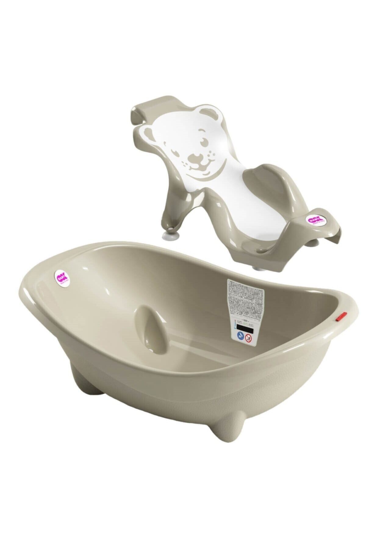 OkBabyy Laguna Banyo Küveti & Buddy Küvet Aparatı / Gri