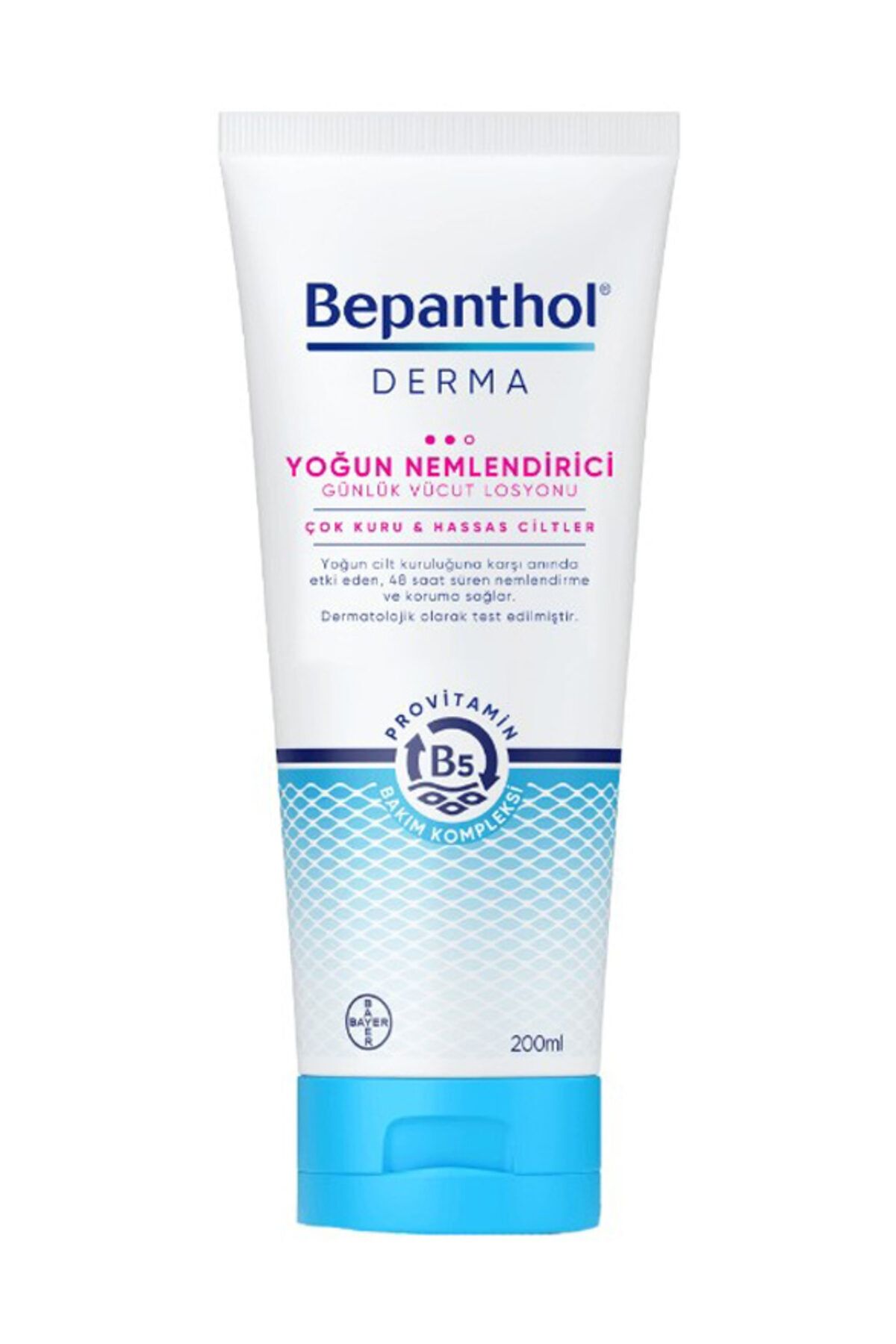 Bepanthol Derma Yoğun Nemlendirici Günlük Vücut Losyonu 200 ml l Çok Kuru ve Hassas Ciltler