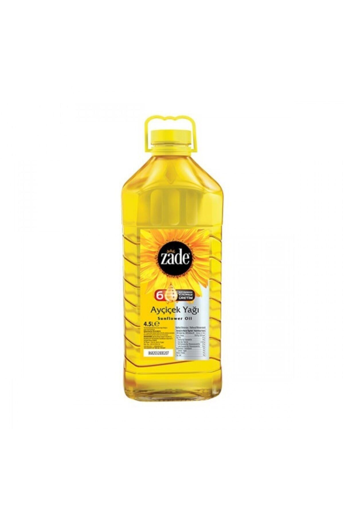 Zade Ayçiçek Yağı 4.5lt Pet Şişe