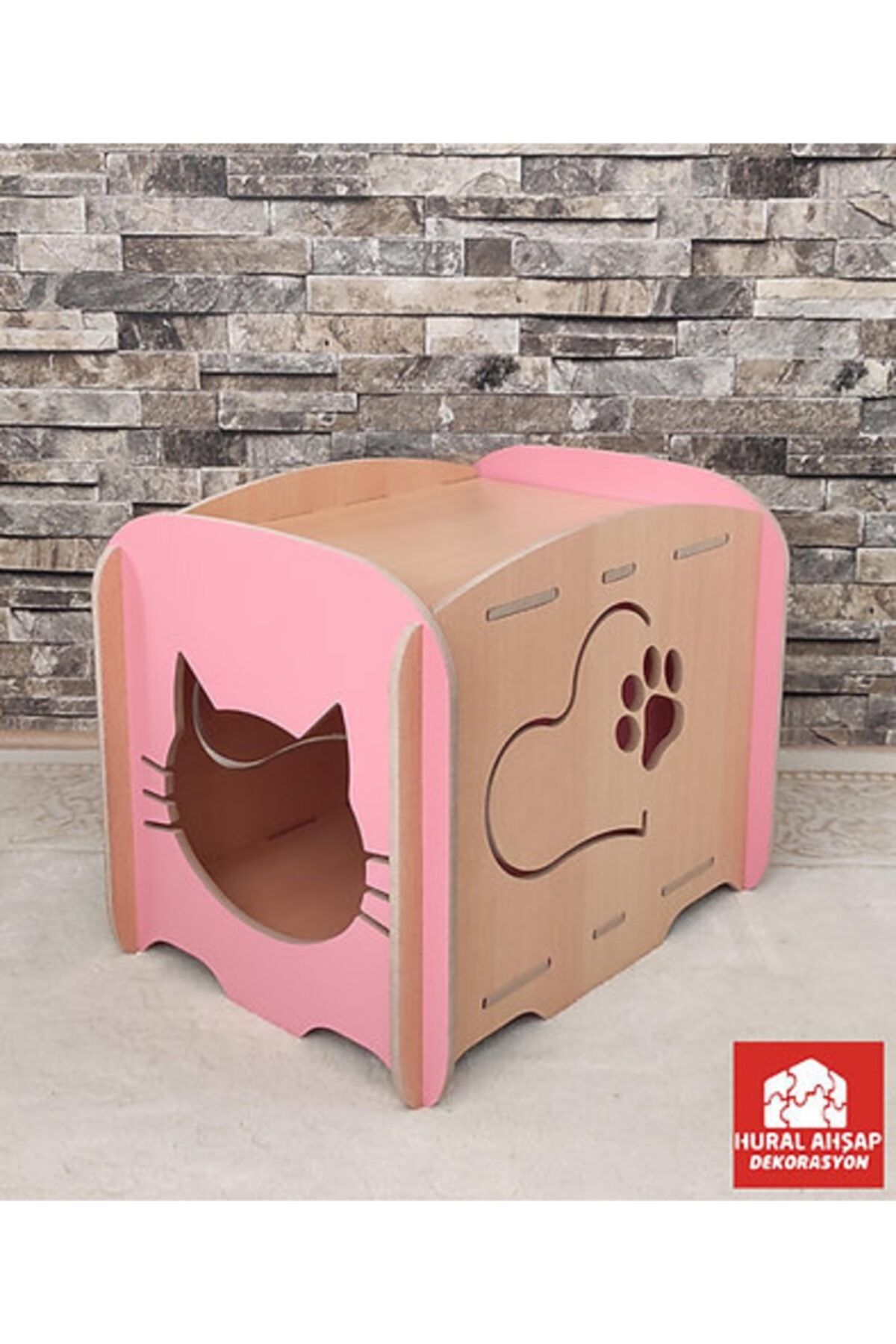 Fauna Pet Supplies Ahşap Kedi Evi