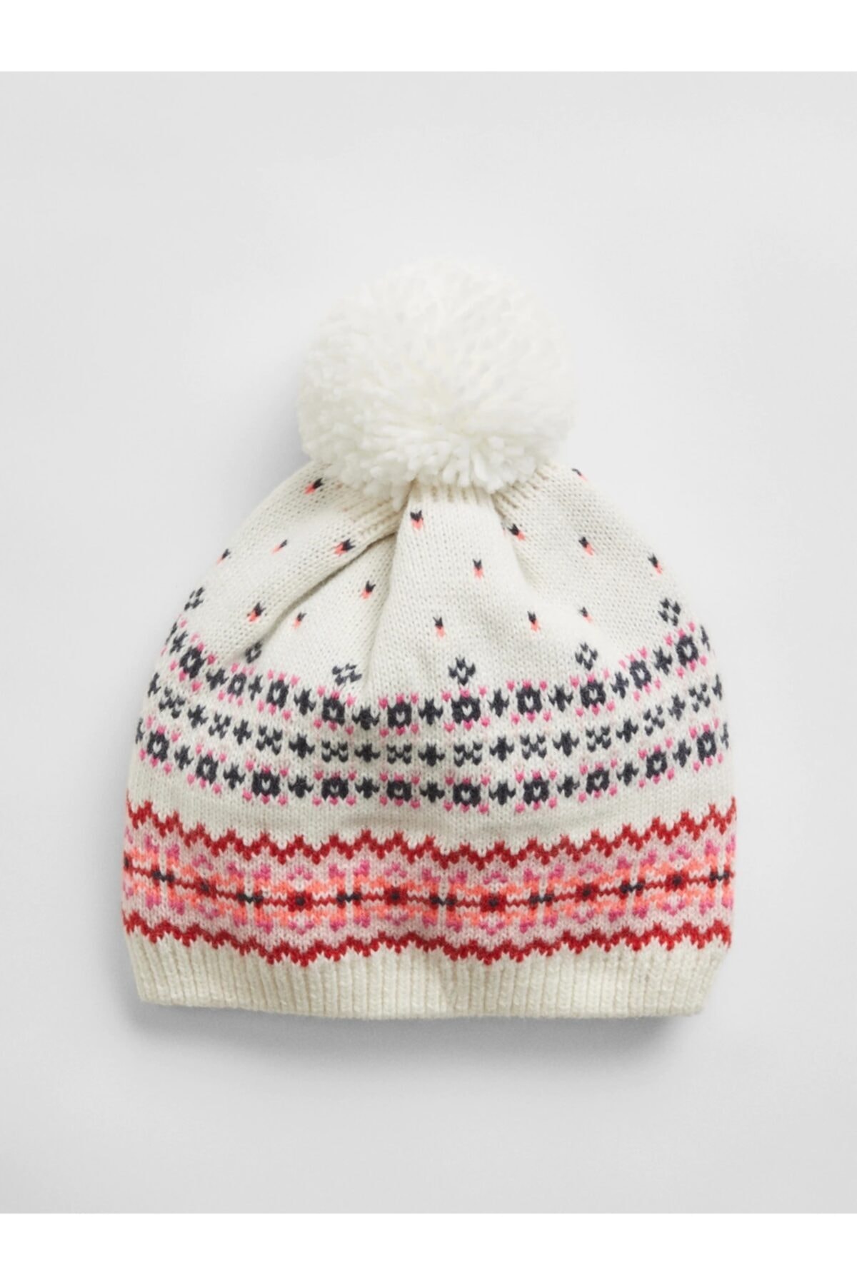 GAP Kadın Çok Renkli Grafik Baskılı Bere