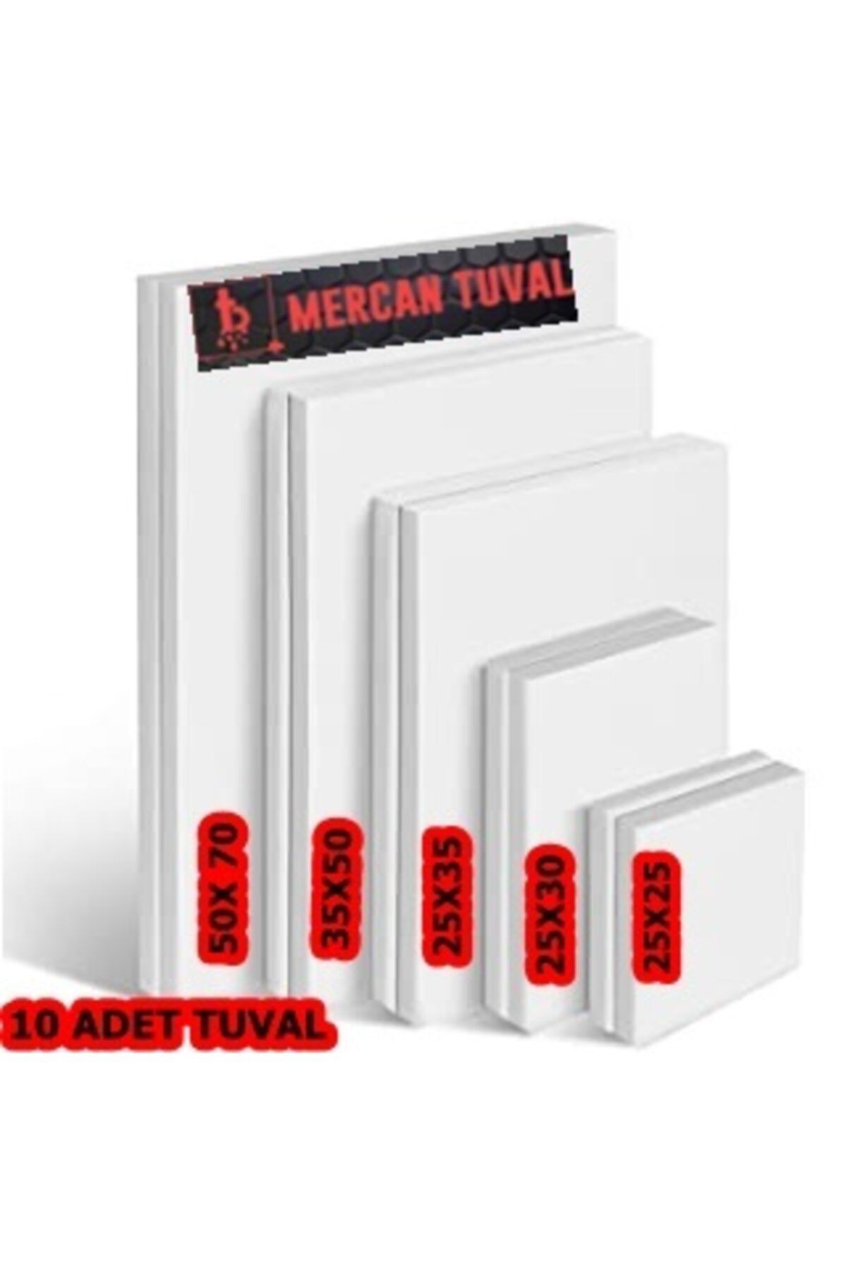 mercan tuval 10 Lu Set % 100 Pamuk Astarlı Kumaş