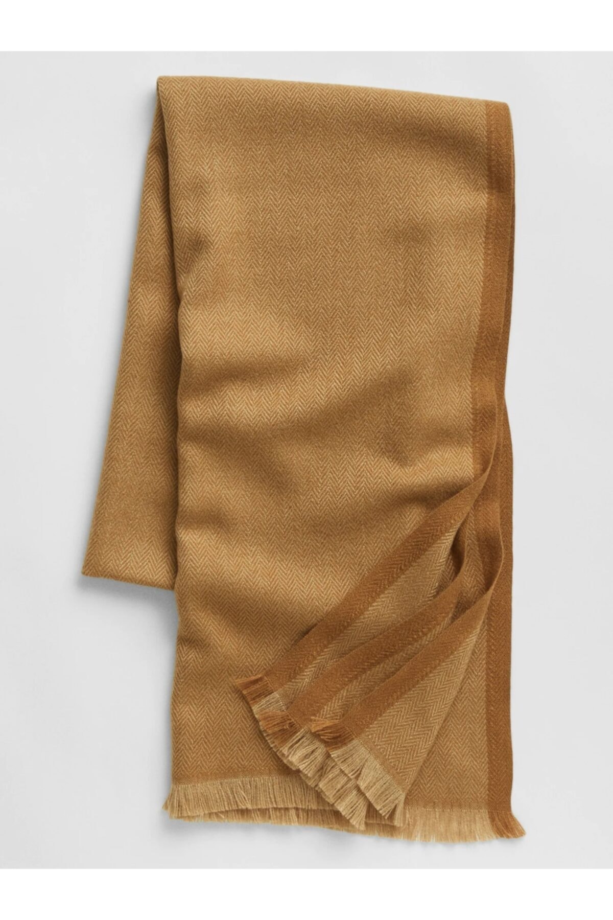 GAP Erkek Kahverengi Baskılı Atkı