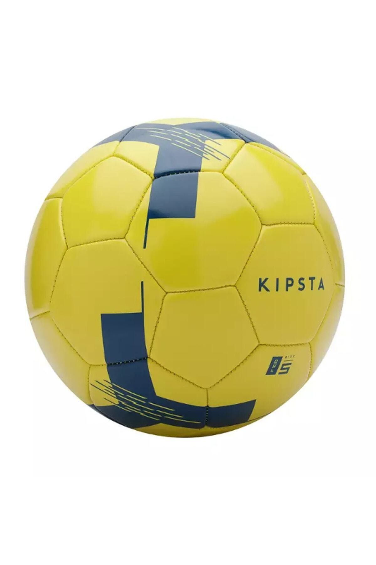 KIPSTA BY DECATHLON Futbol Topu 5 Numara Sarı Lacivert