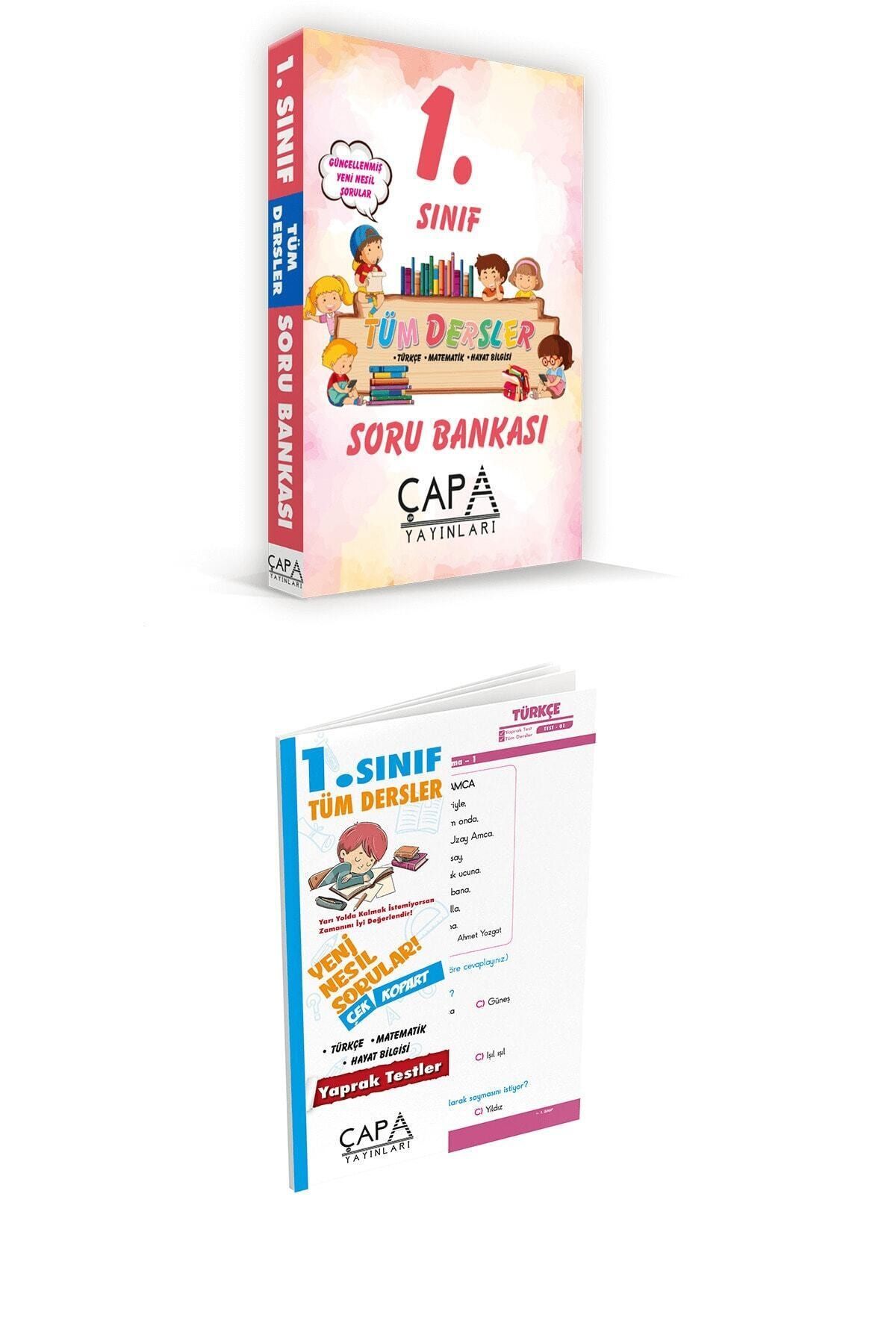 ÇAPA YAYINLARI 1.Sınıf Tüm Dersler Seti  2 Kitap