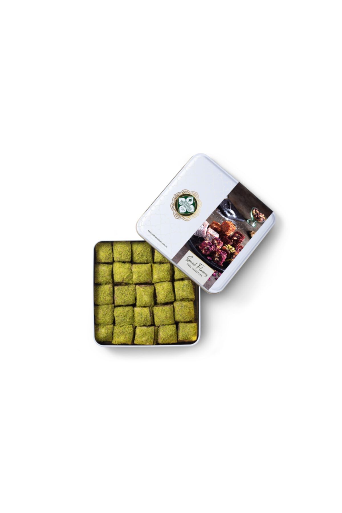 MEŞHUR SAFRANBOLU LOKUMCUSU Hediyelik Metal Kutuda Baklava Lokum 675 Gr.
