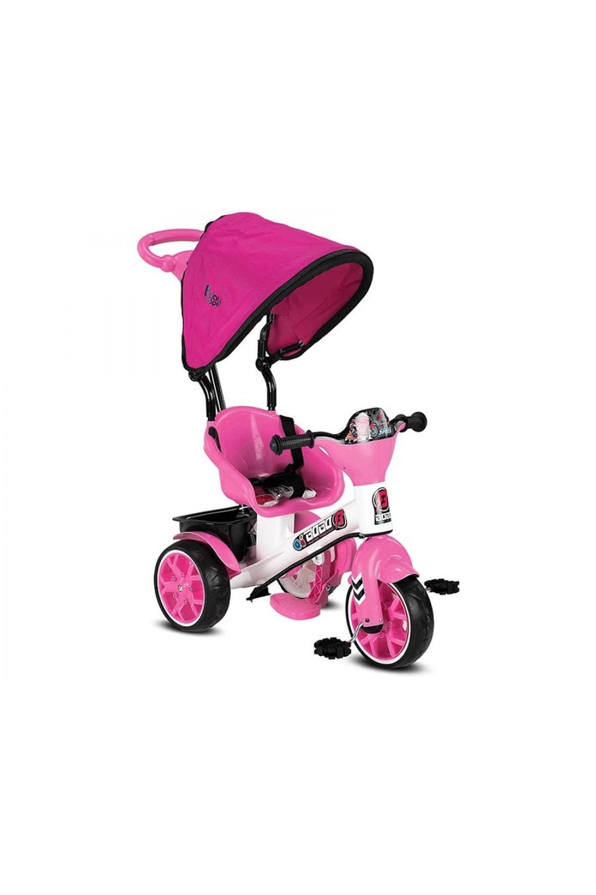 BabyHope Bobo Speed Tenteli Çocuk Bisikleti Pembe