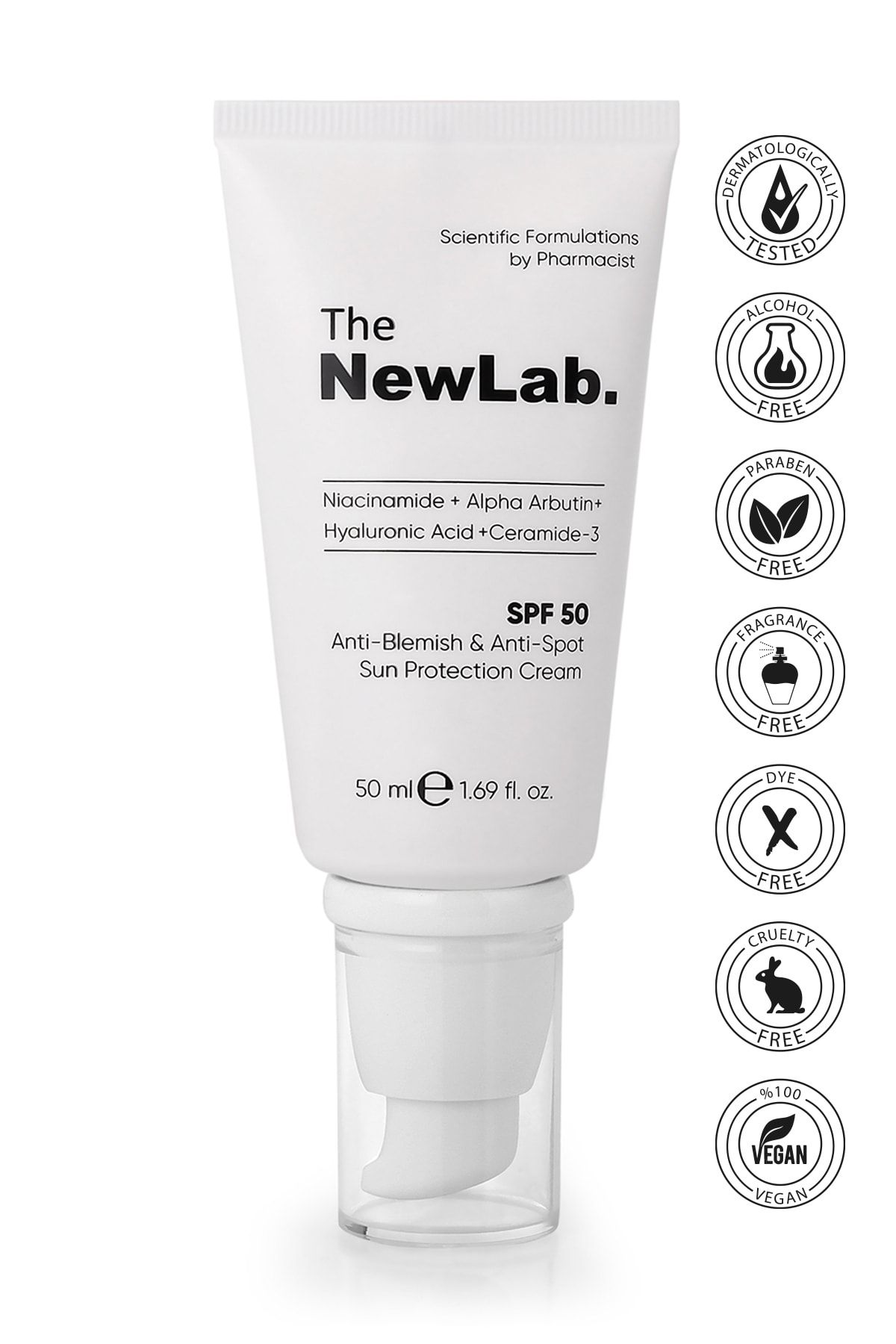 The NewLab Akne Ve Leke Önleyici Güneş Kremi 50 Spf (uva/uvb Pa )