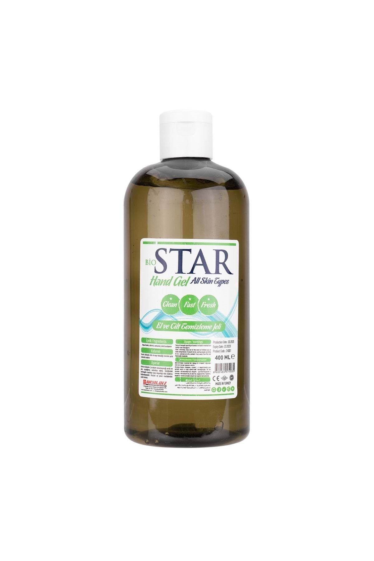 Biostar Bio Star 34407 400ml El Ve Cilt Temizleme Jeli