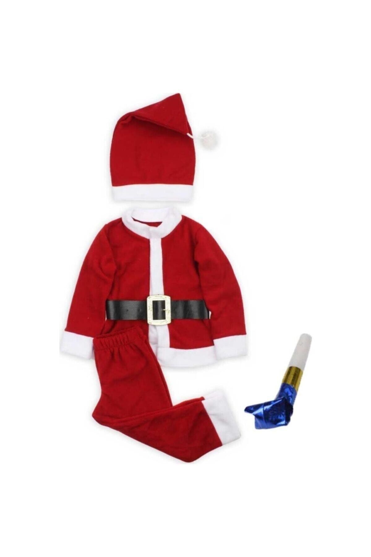 Hippo Noel Baba Kız- Erkek Çocuk Kostüm-yılbaşı Çocuk Kostüm
