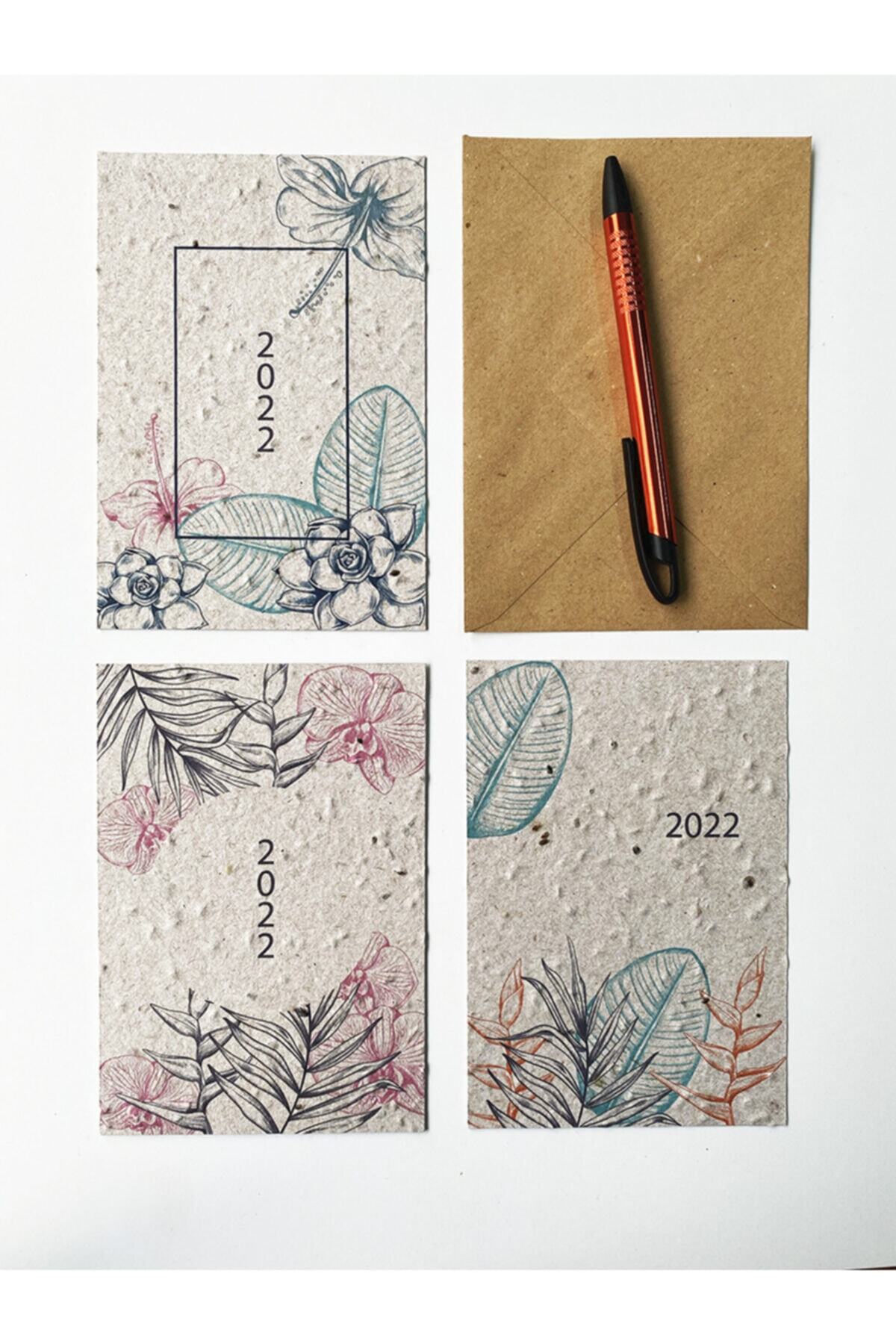 Gökçe'nin Bahçesi Ek Beni! Tohumlu Kartpostal - 3'lü Paket - Floral