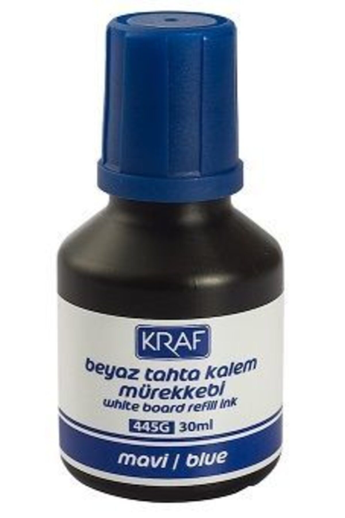 KRAF Beyaz Tahta Kalem Mürekkebi 30ml Mavi 445g