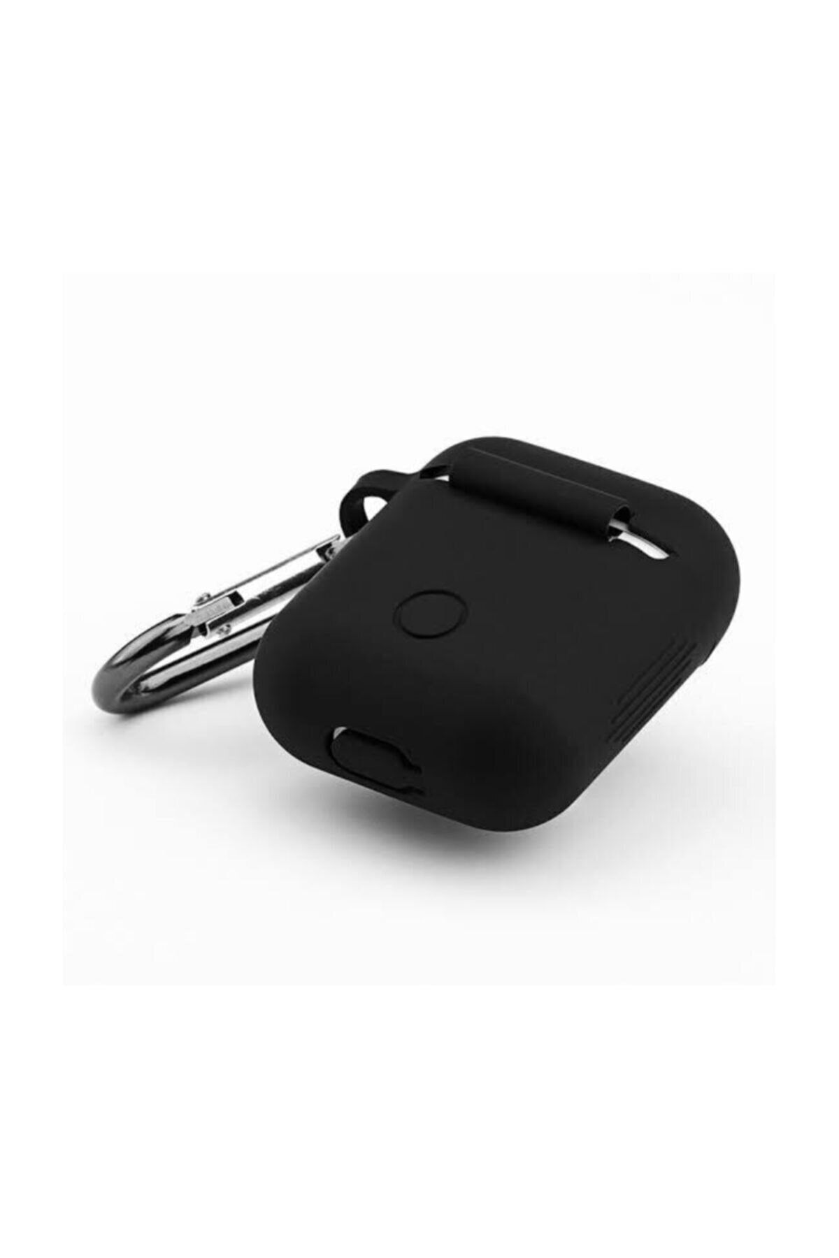 TG Apple Airpods Kılıf Silikon Koruyucu Siyah Kılıf
