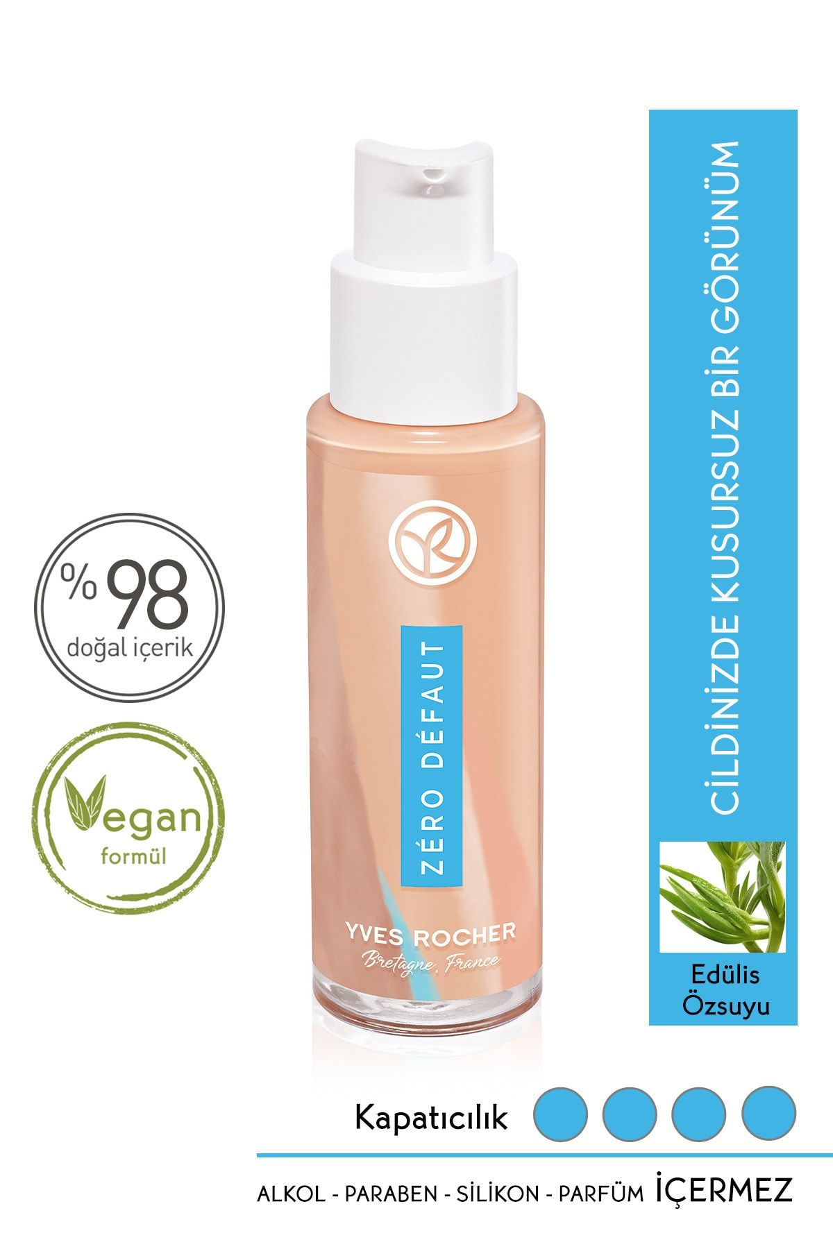 Yves Rocher Kusursuz Ten Fondöten- Pembe 250 30ml