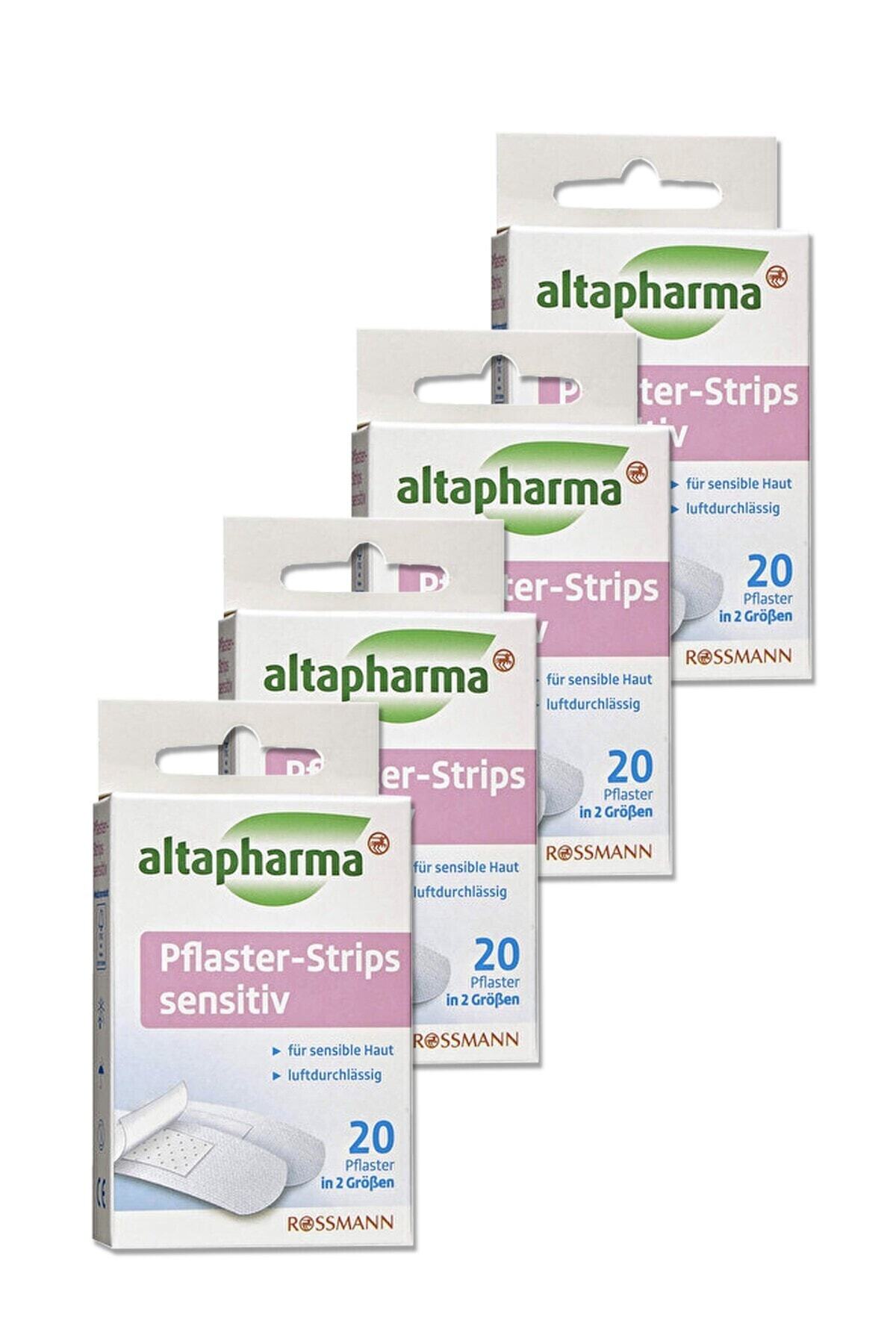 Altapharma Yara Bandı 20 Adet Hassas Ciltler Şerit Yara Bandı (4 Adet)