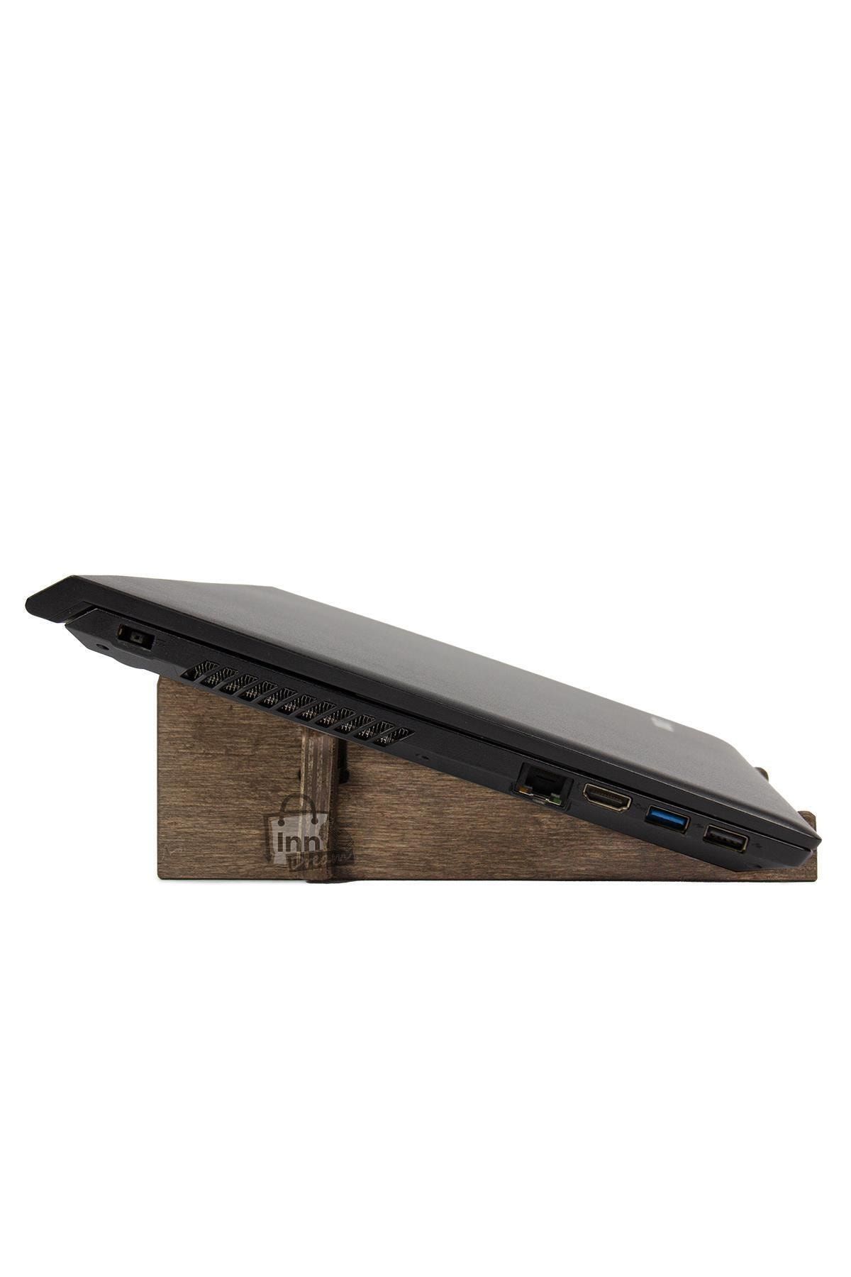 INNDREAM Ahşap Portatif Bilgisayar Laptop Standı Tablet Telefon Tutucu Notebook Standı