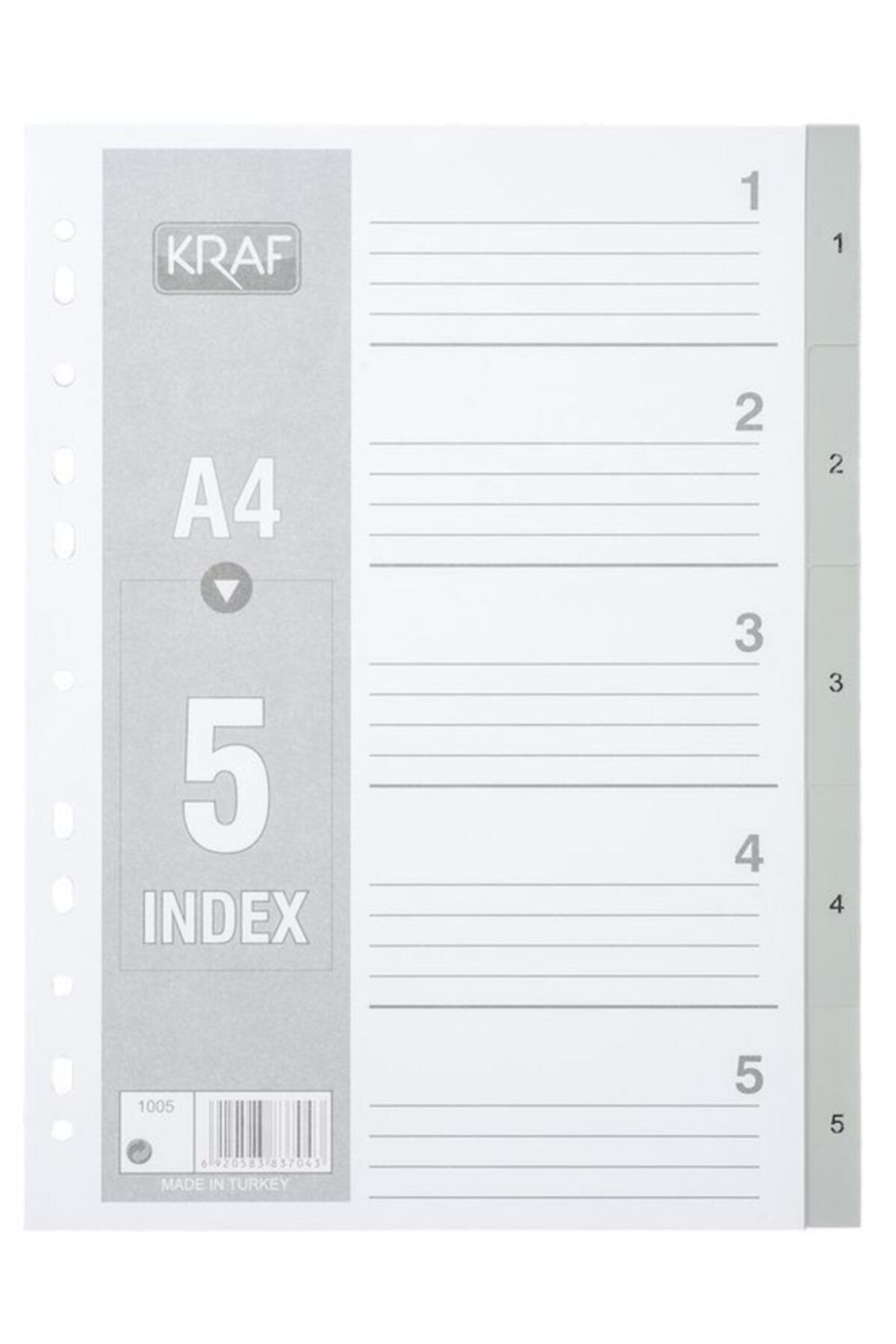 KRAF Separatör 1005 1-5 Rakam