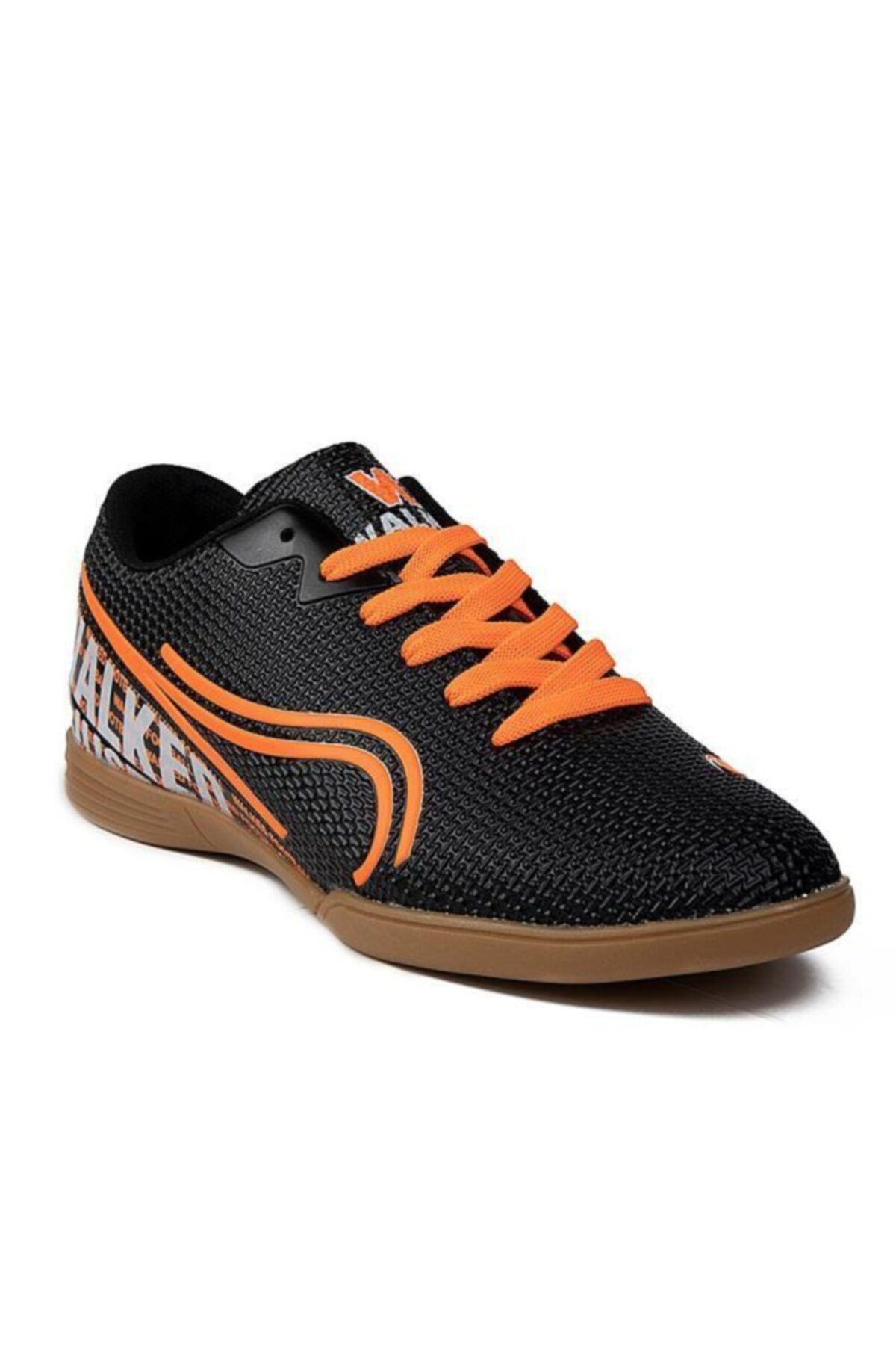 Walked 233 Futsal Salon Erkek Çocuk Spor Ayakkabı Siyah Turuncu