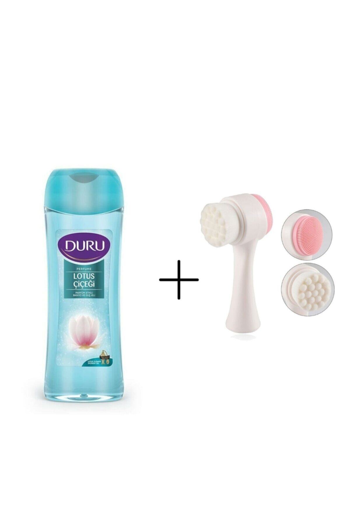 yeni Elegant Lotus Duş Jeli 250 Ml + Çift Taraflı Çok Fonksiyonlu Silikon Yüz Temizleme Fırçası