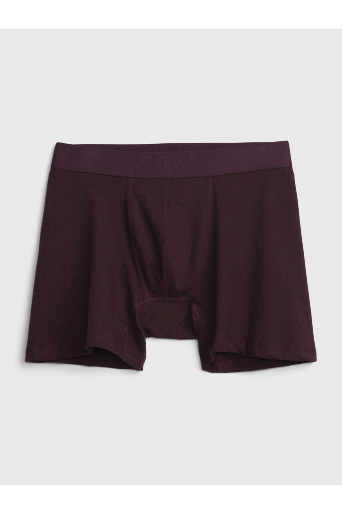 GAP Erkek Bordo Desenli Boxer