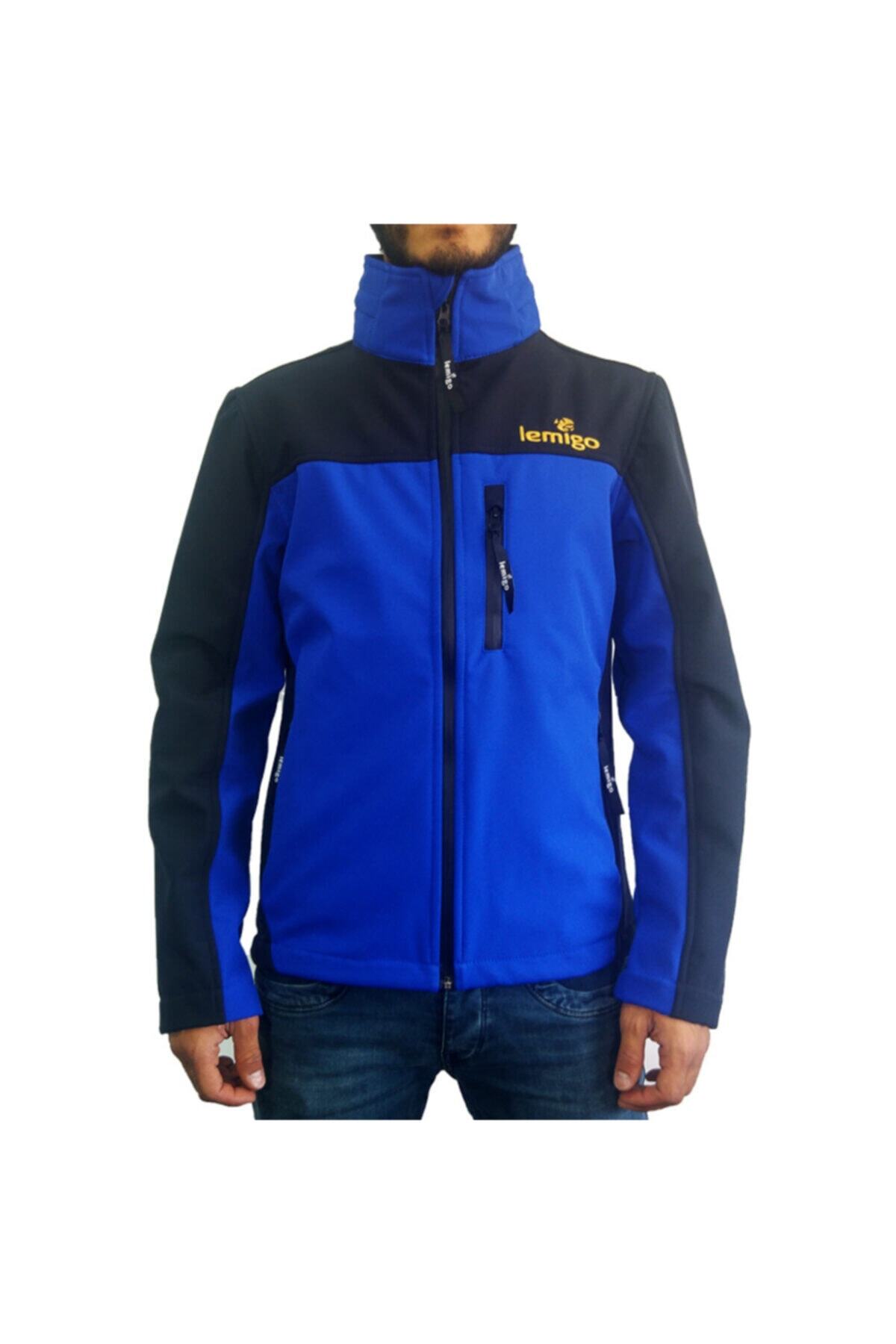 elifeoutdoor Softshell Mont Mavi-siyah S