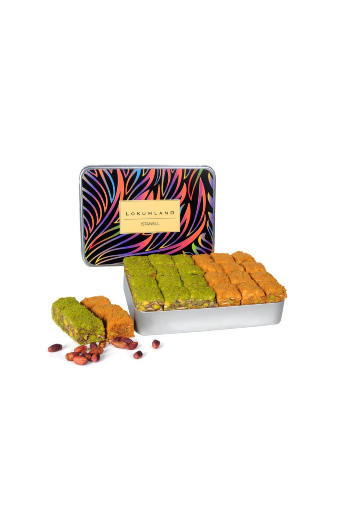 LOKUMLAND Fıstıklı Ve Lotuslu Baklava Lokum