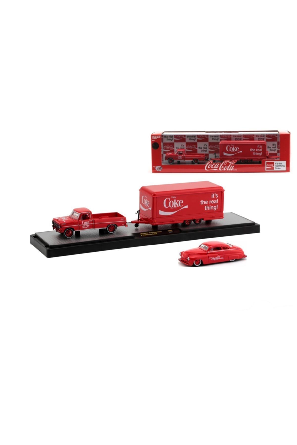 M2 Machines 1969 F-250 Ranger Truck & 1949 Mercury Custom Coca Cola Chase1:64