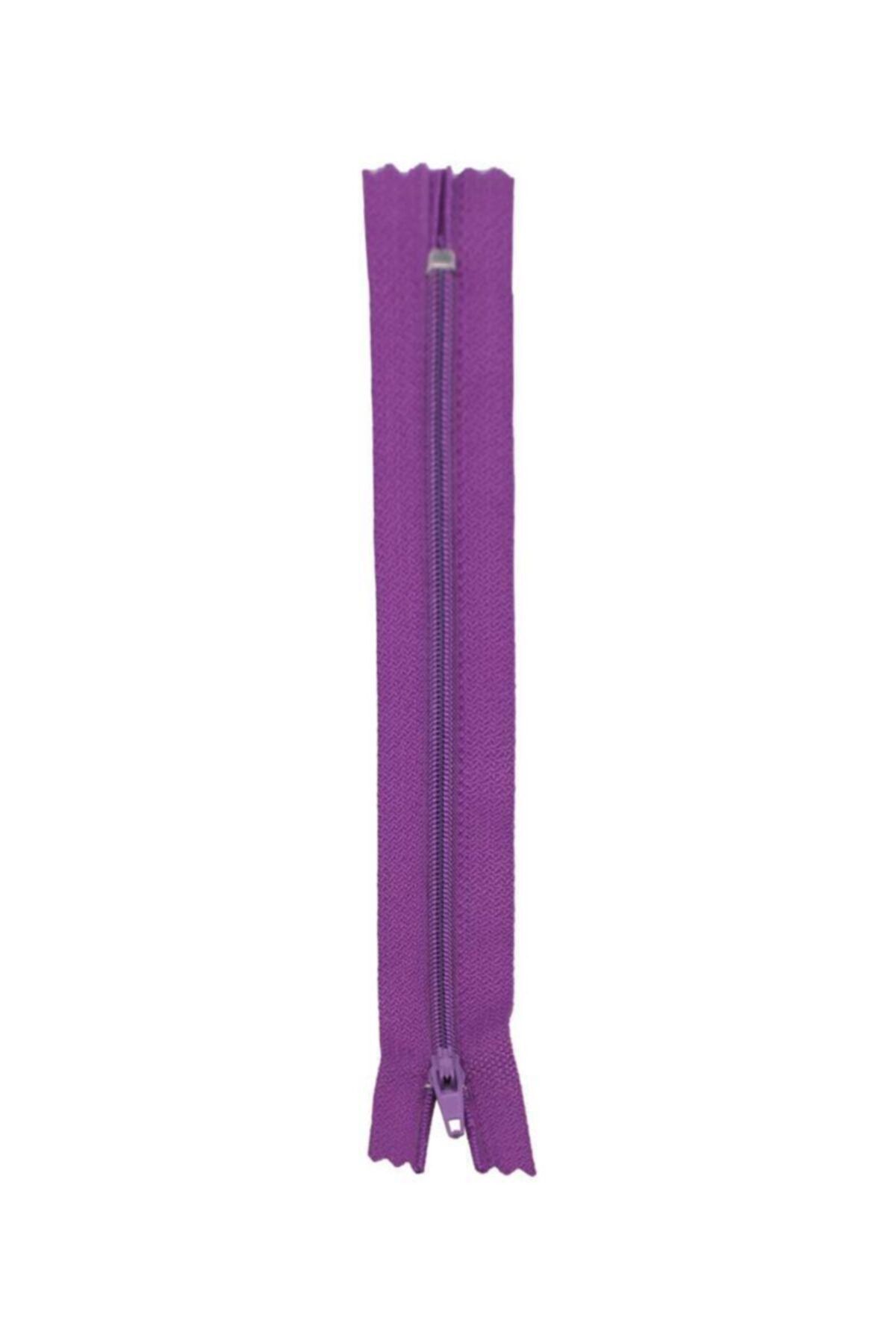 RENGİNN Etek Fermuarı 20 Cm Mor