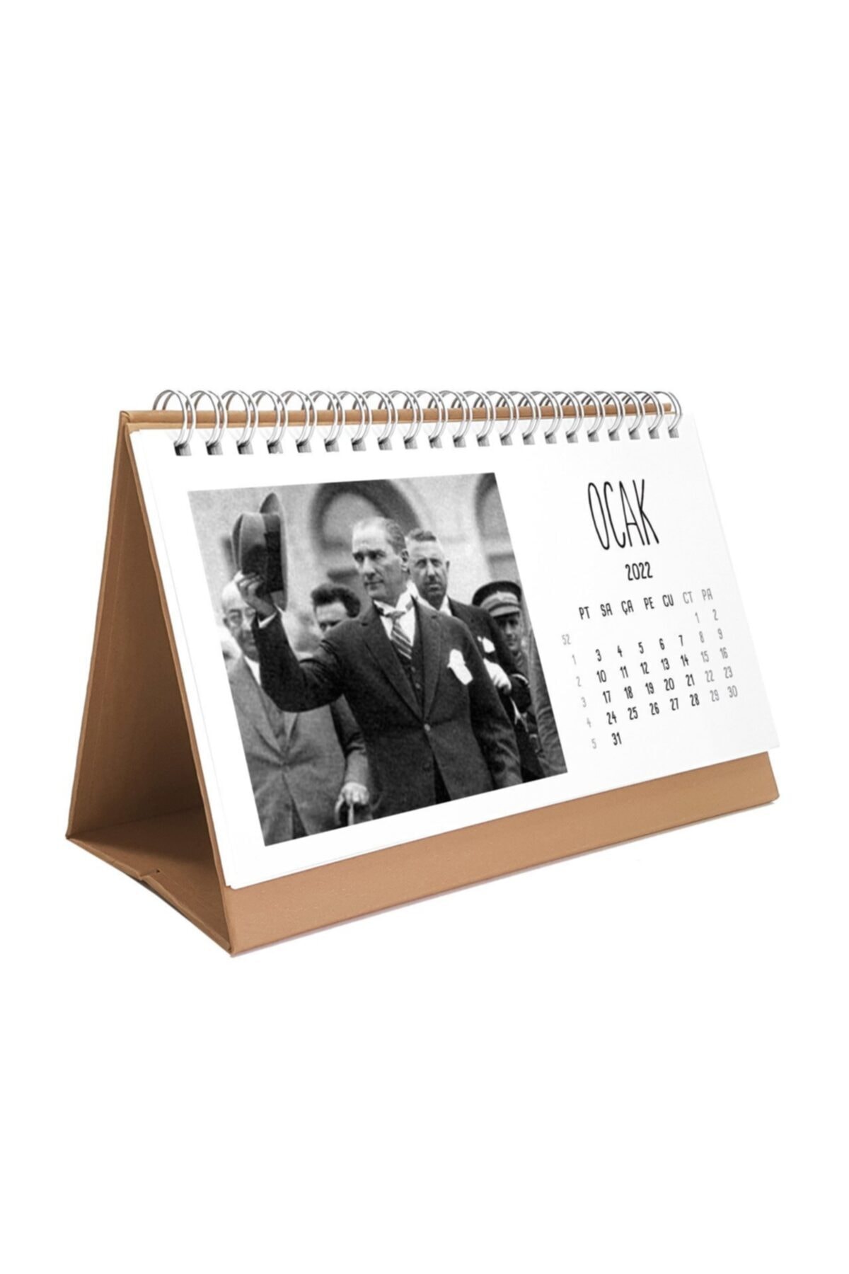 bi'aldım Atatürk Fotoğraflı 2022 Masa Takvimi