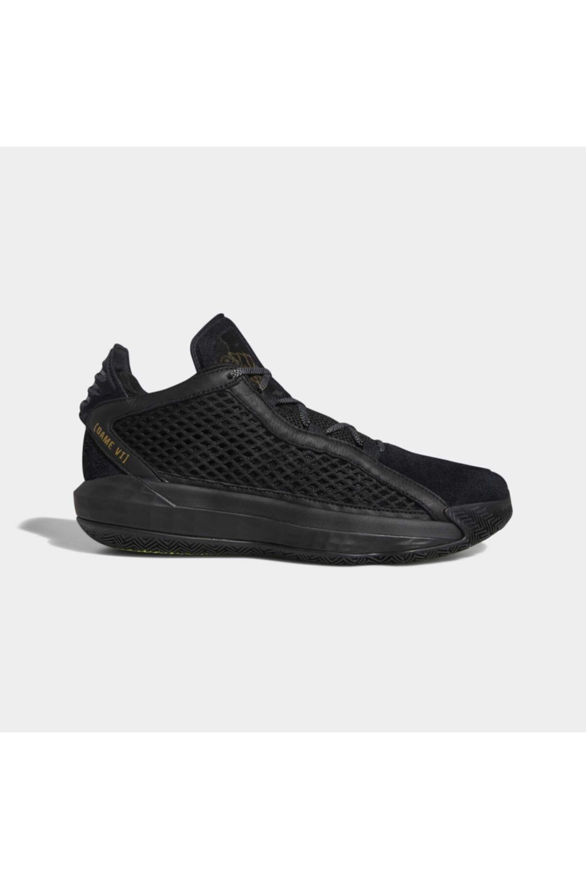 adidas Dame 6 Leather Erkek Siyah Bağcıklı Basketbol Ayakkabısı Fv8627 Hnspr