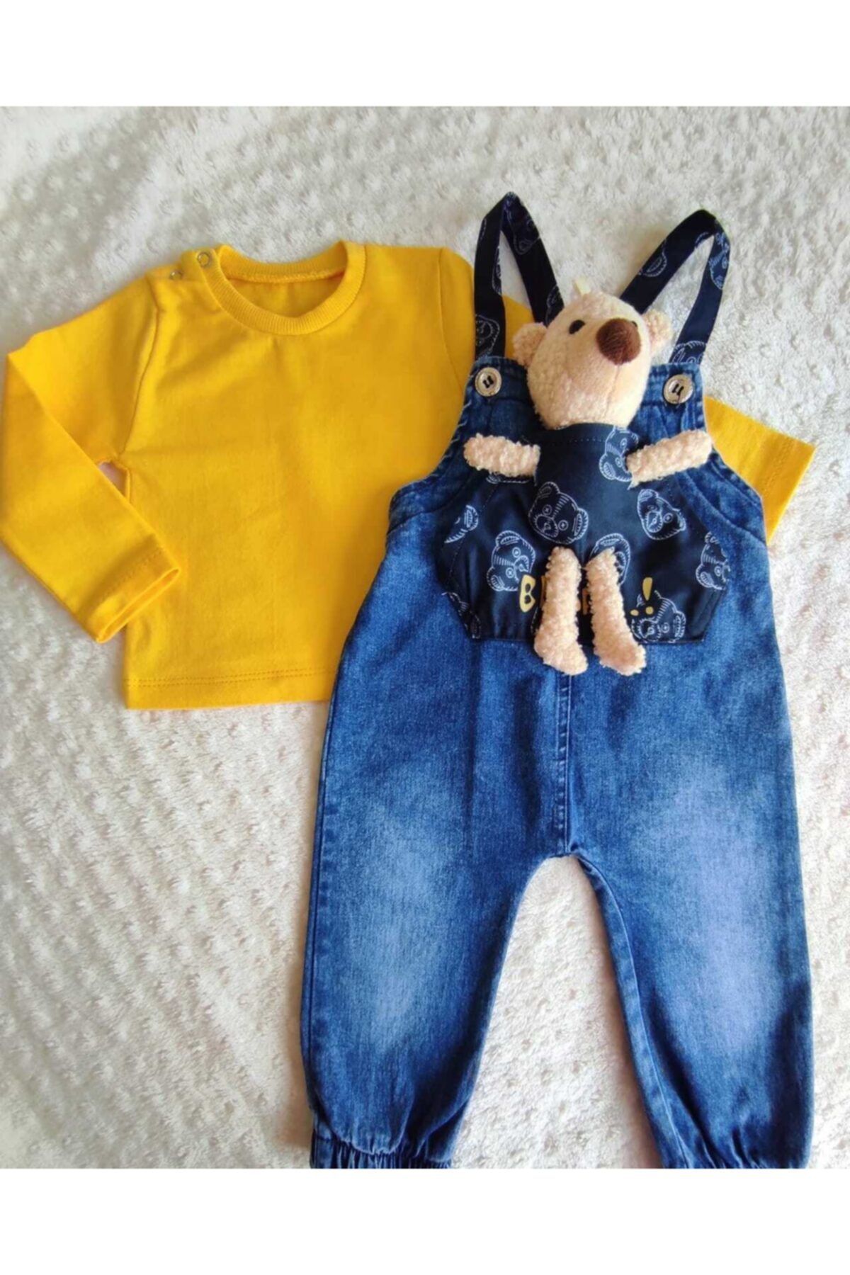 Baby Doss Oyuncak Ayılı Salopet