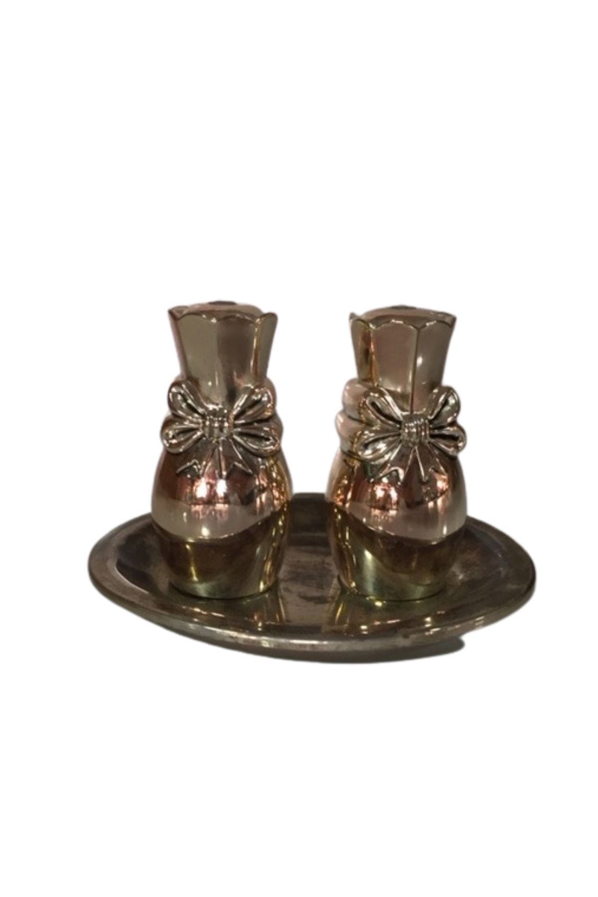Lucky Art Cary Sılver Tuzluk Biberlik Set