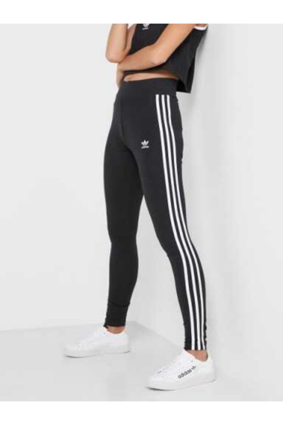 adidas Adicolor 3 Bantlı Penye Tayt - Fm3287