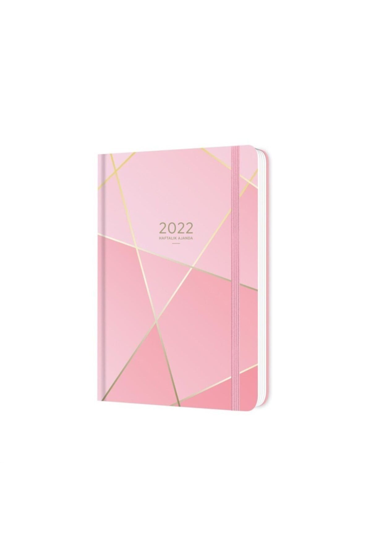 KESKİN COLOR 2022 Ciltli Pembe Sert Kapak A5 Haftalık Ajanda
