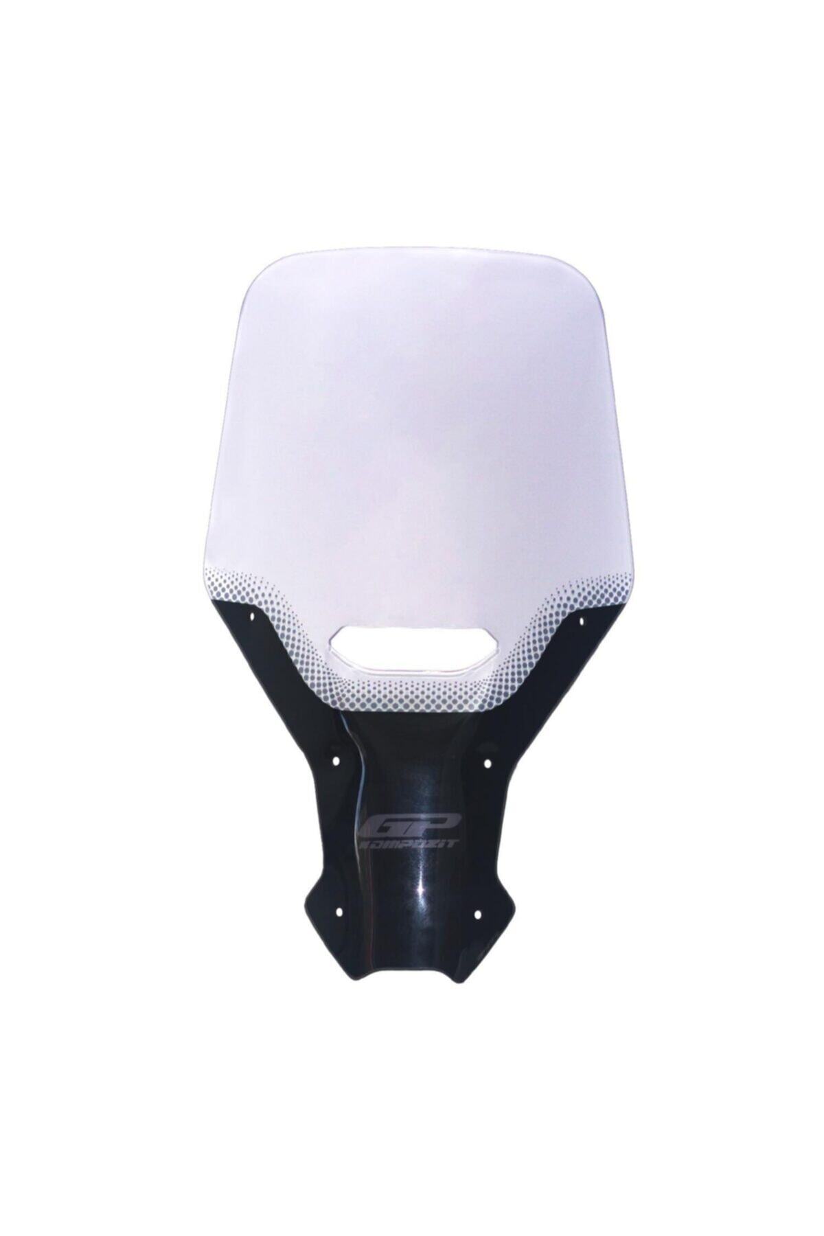 GP KOMPOZİT Honda Africa Twin Crf1100 L1 2020-2021 Uyumlu Baskılı Ön Cam Şeffaf 49 Cm