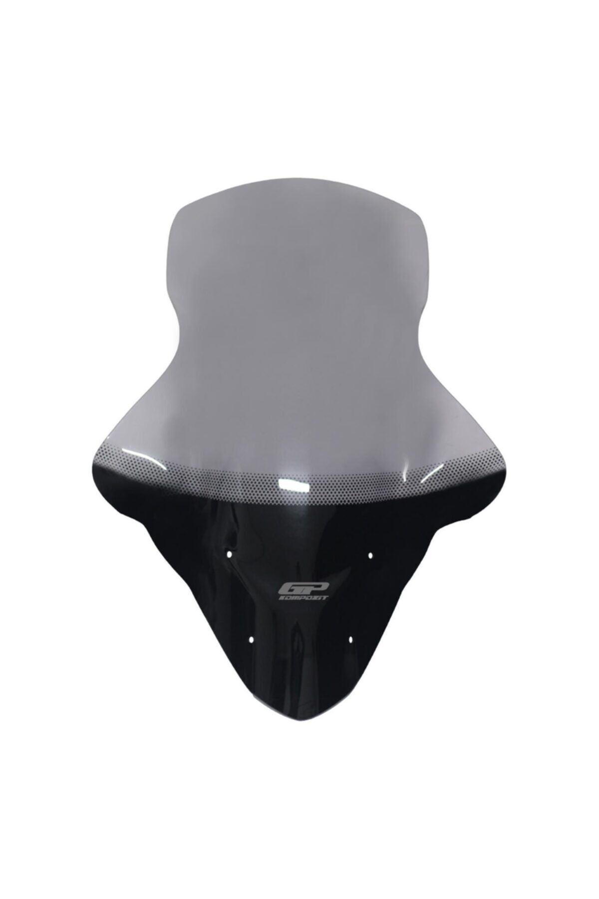 GP KOMPOZİT Yamaha Nmax 125-155 2015-2020 Uyumlu Baskılı Elcik Korumalı Ön Cam Füme 74 cm