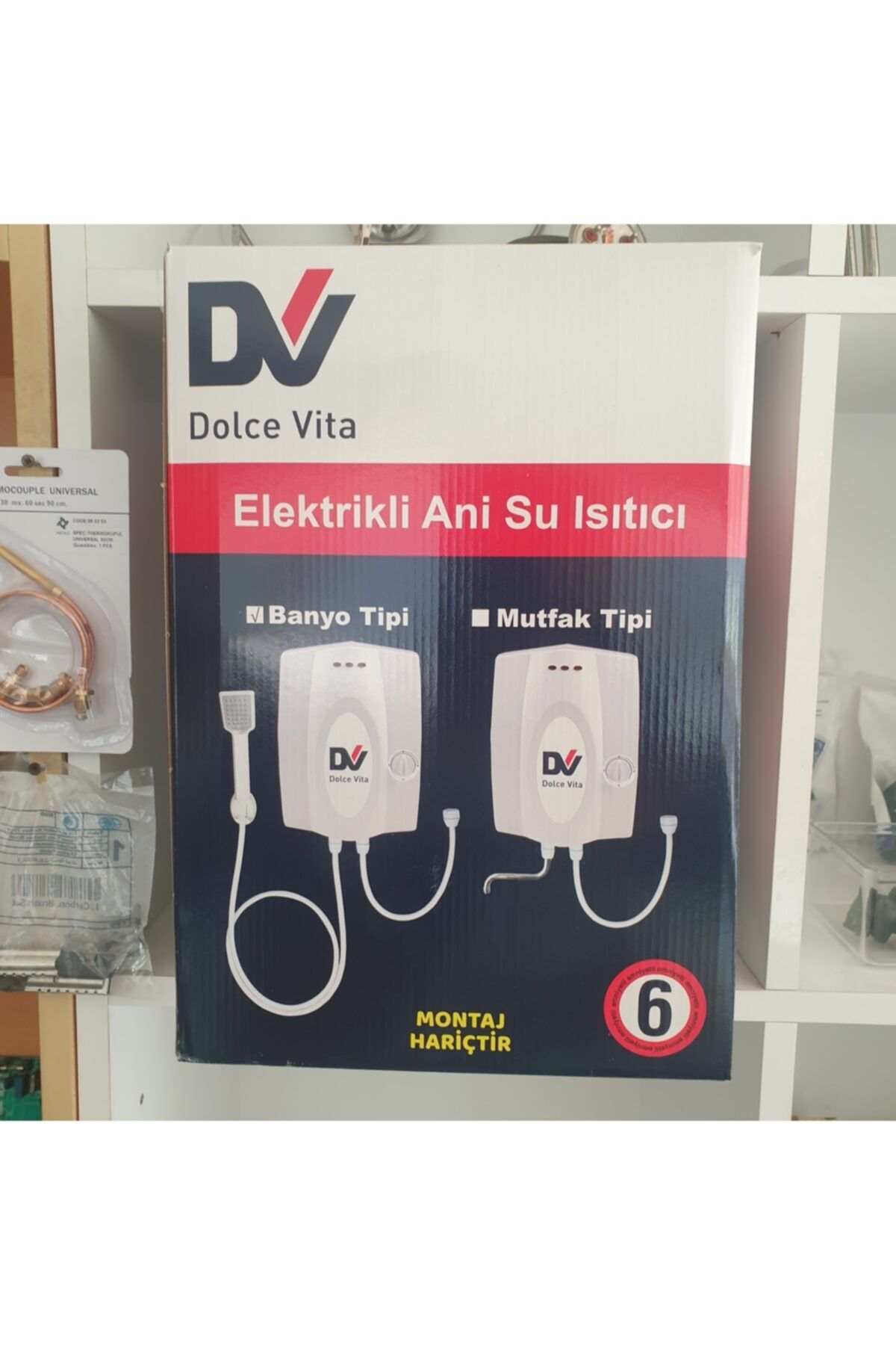 Dolce Vıta Ani Su Isıtıcı Banyo Tipi