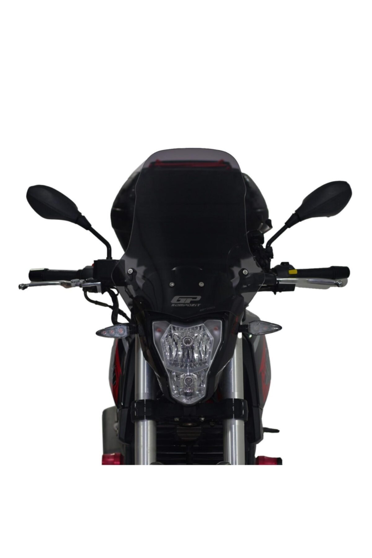 GP KOMPOZİT Benelli Bn 251 2017-2019 Uyumlu Ön Cam Füme 48 Cm
