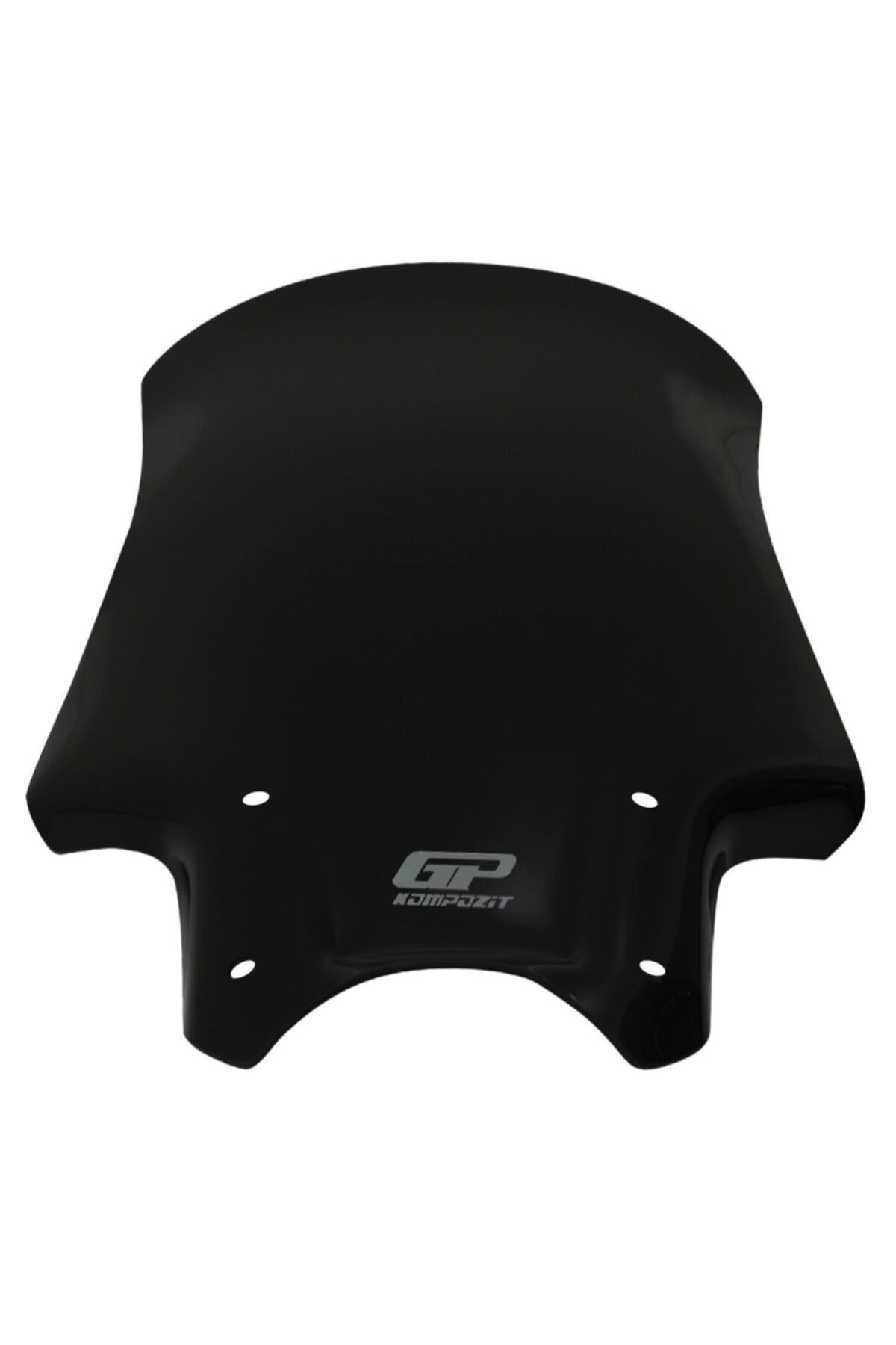 GP KOMPOZİT Benelli Leoncino 2019-2020 Uyumlu Ön Cam Siyah 49 Cm