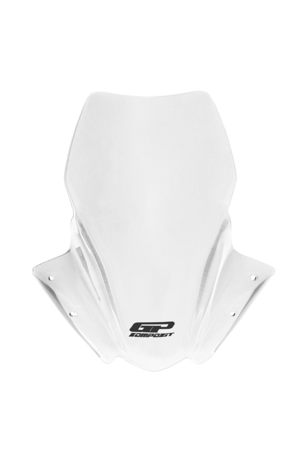 GP KOMPOZİT Triumph Street Triple 2017-2018 Uyumlu Ön Cam Şeffaf 44 cm