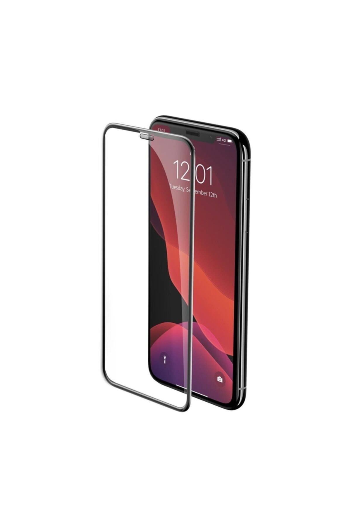 VEEGGO Iphone 11 Pro Max Tam Kaplayan Kırılmaz Cam Ekran Koruyucu