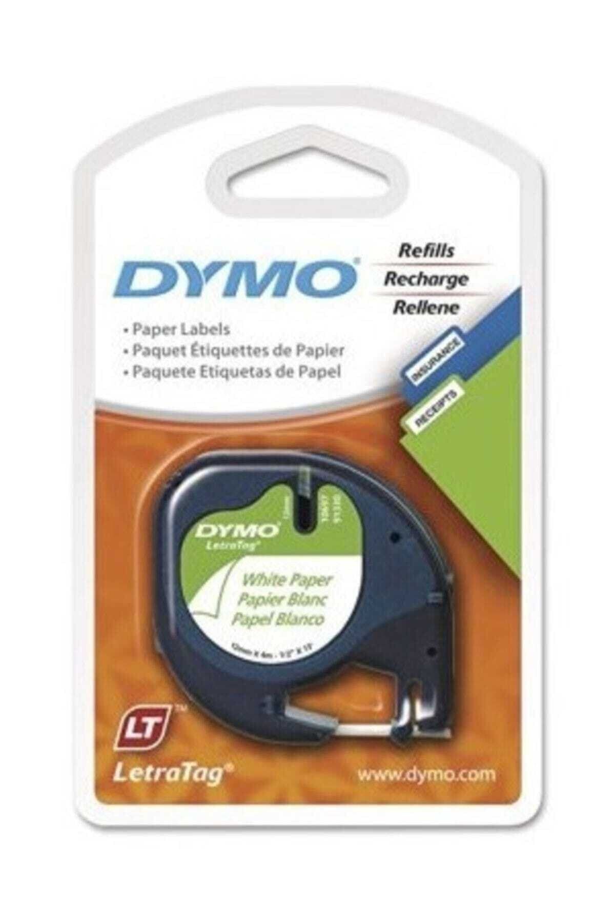Dymo Şerit Let.kağıt 12mmx4m Beyaz 721510 59421