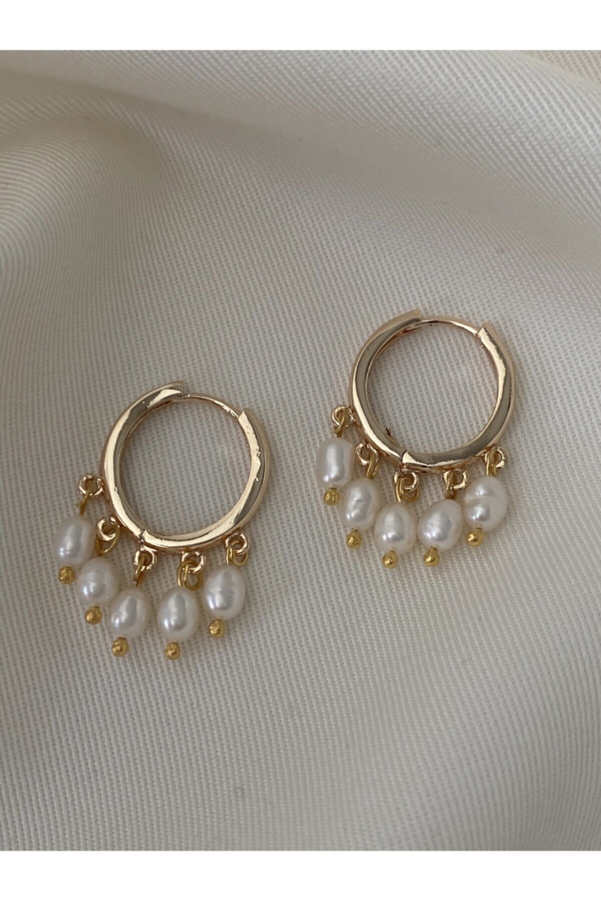 vi store vi jewelry Yargı Küpe Gerçek Incili