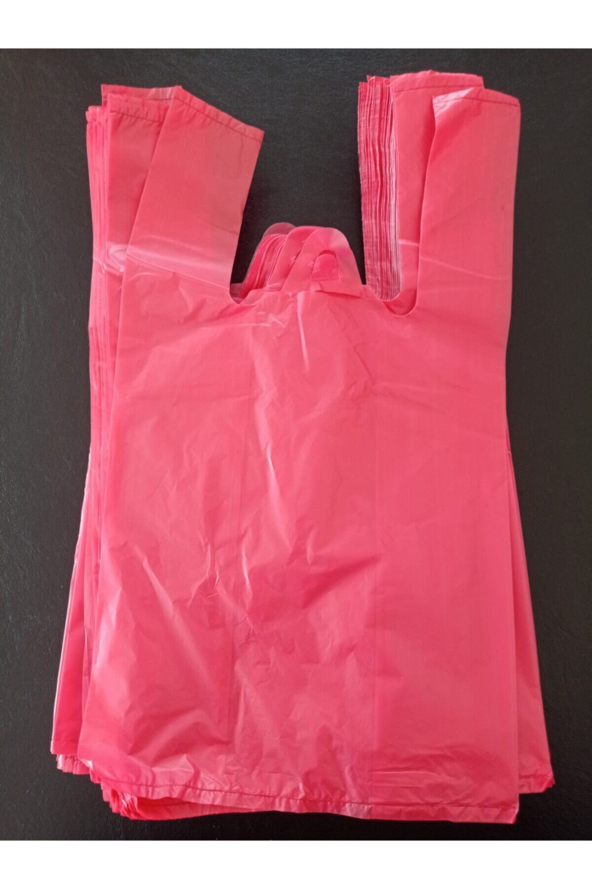 WORPACK PLAST Kırmızı Hışır Atlet Poşet Küçük Boy 40x25 A Kalite 5 Kg