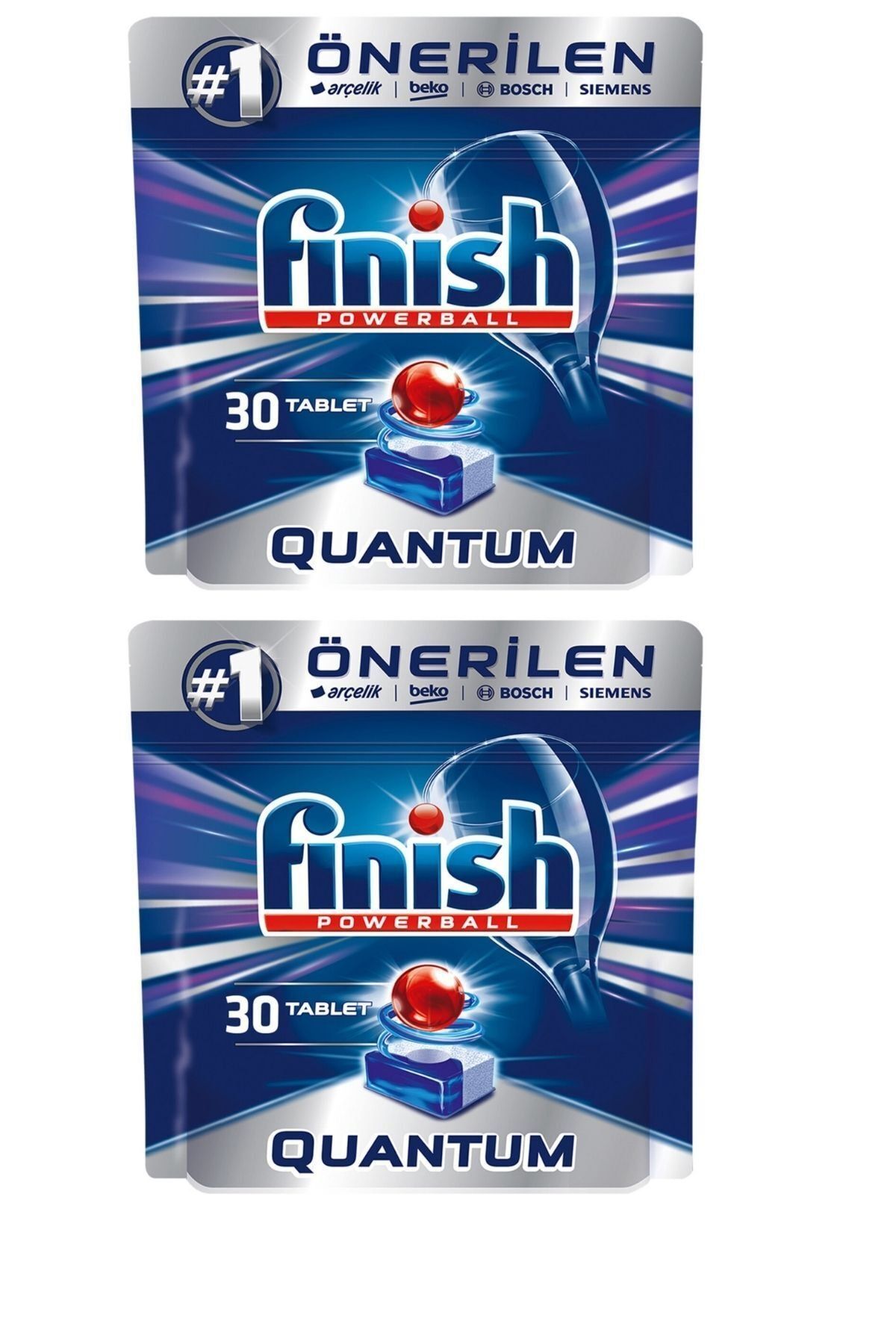 Finish Quantum Bulaşık Makinesi Tableti 2 Adet 30'lu 2x30