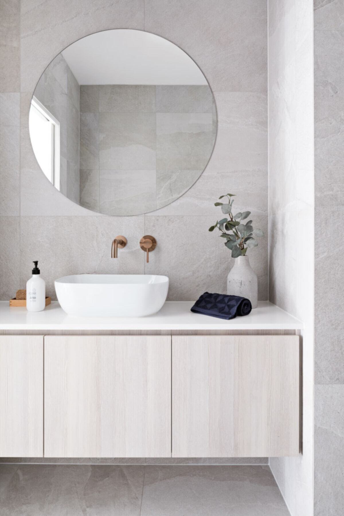Aypars Atlye Banyo,lavabo,konsol,dresuar Aynası 80 Cm Çap 4 Mm Flotal Ayna